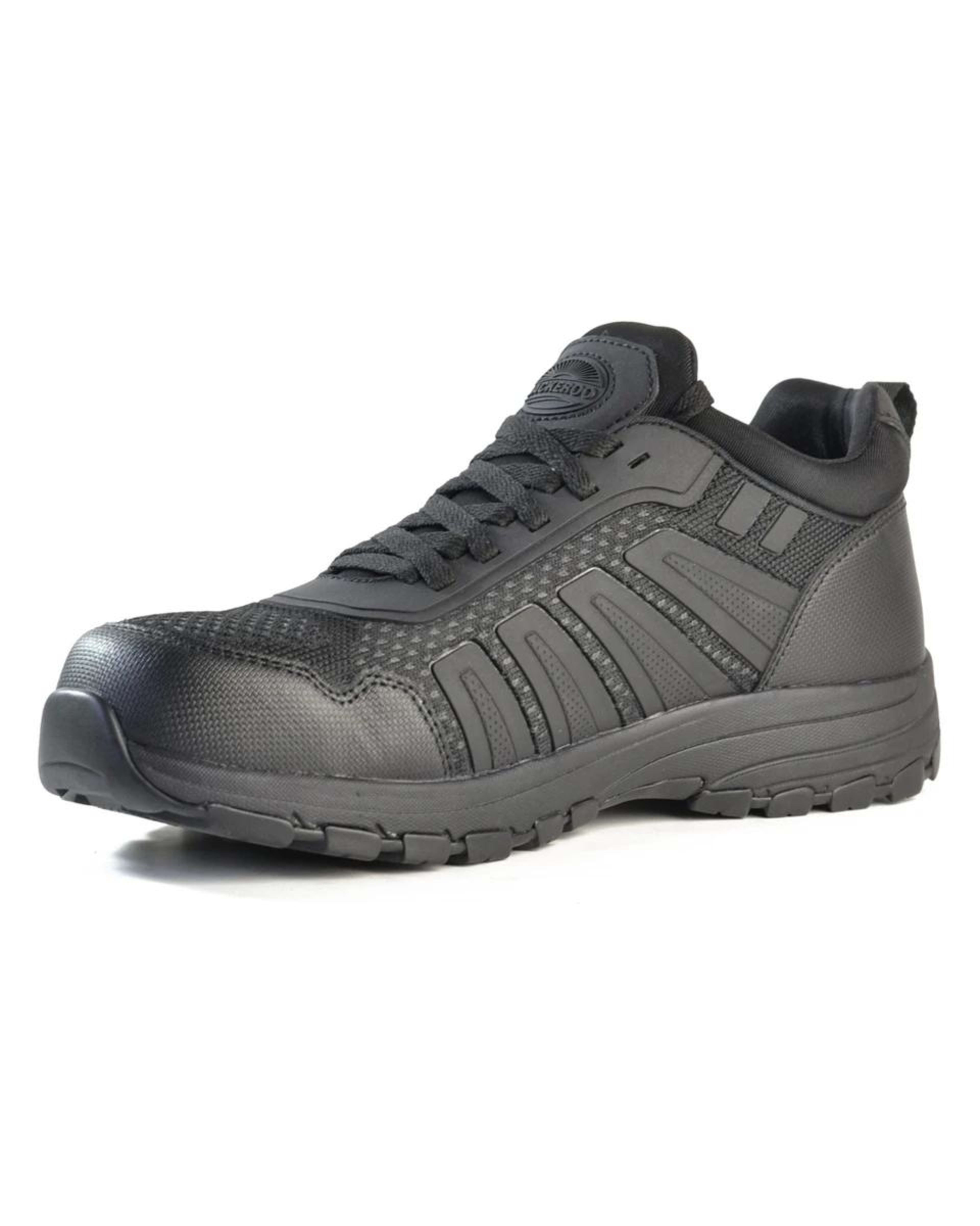 3 Safety Toe Lace Up Joggers BLACK, 3 of 6