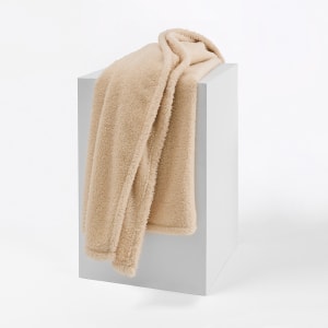 Teddy Fleece Throw - Nat