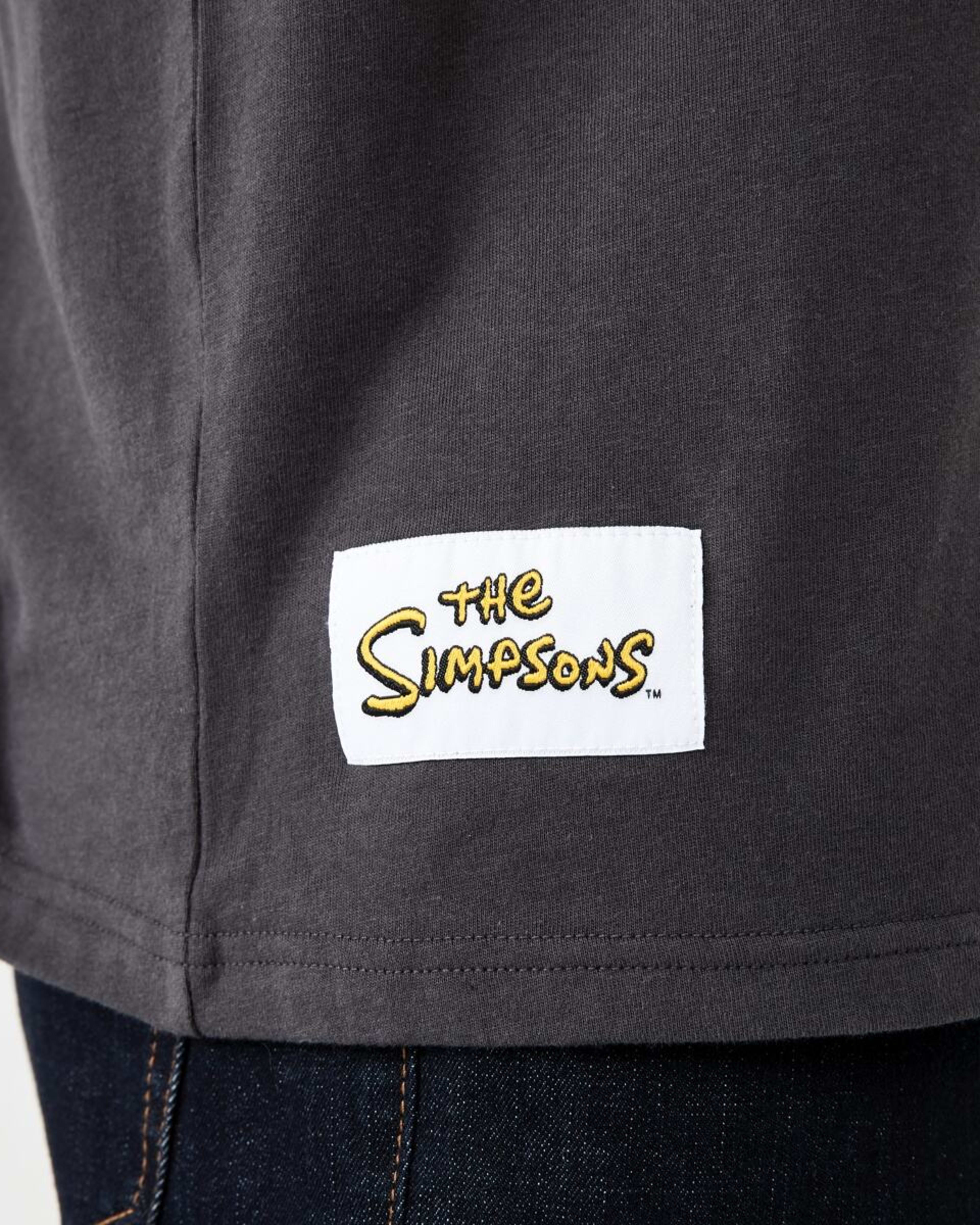7 Simpsons License T-shirt OYSTER BLACK, 7 of 7