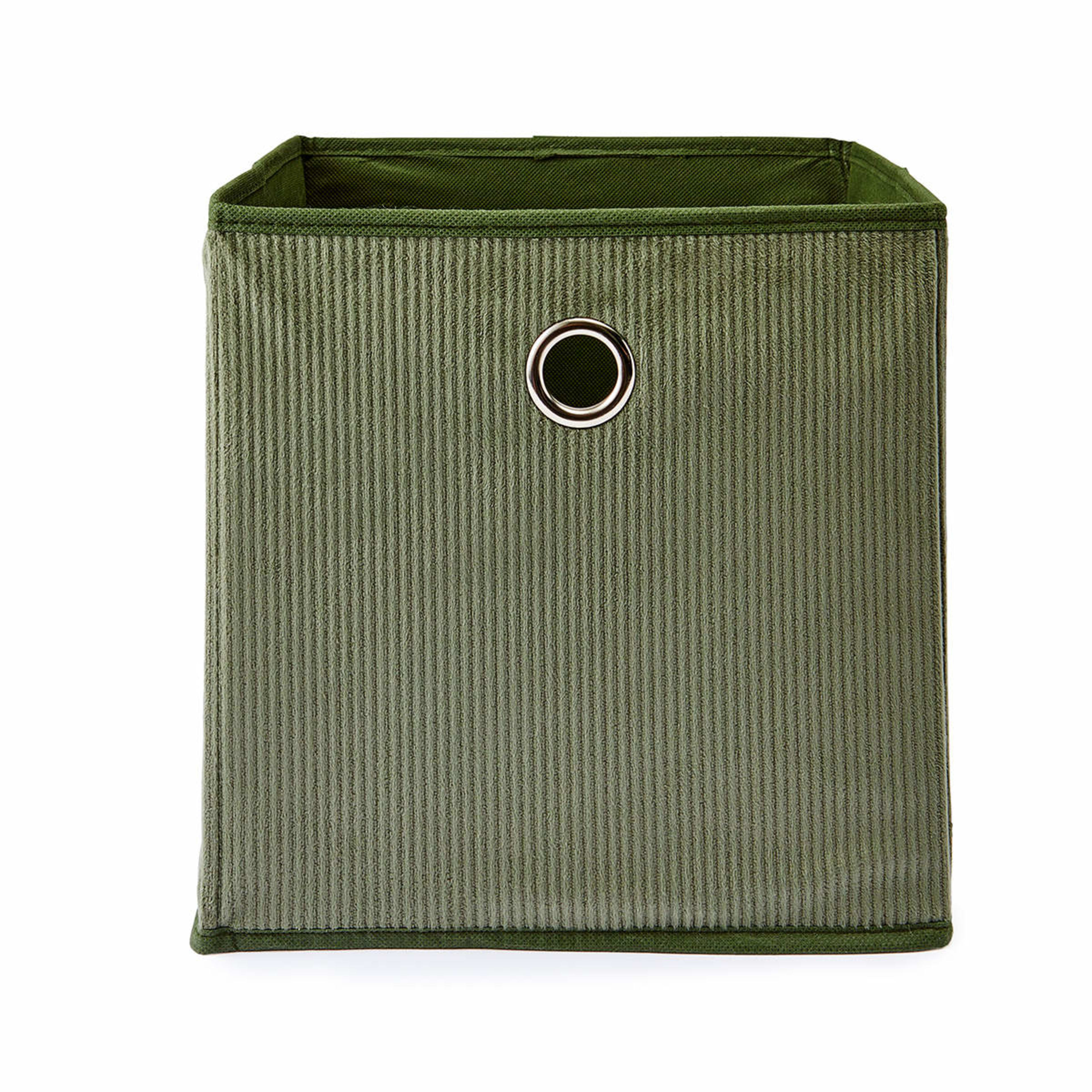 Collapsible Storage Cube Green Kmart