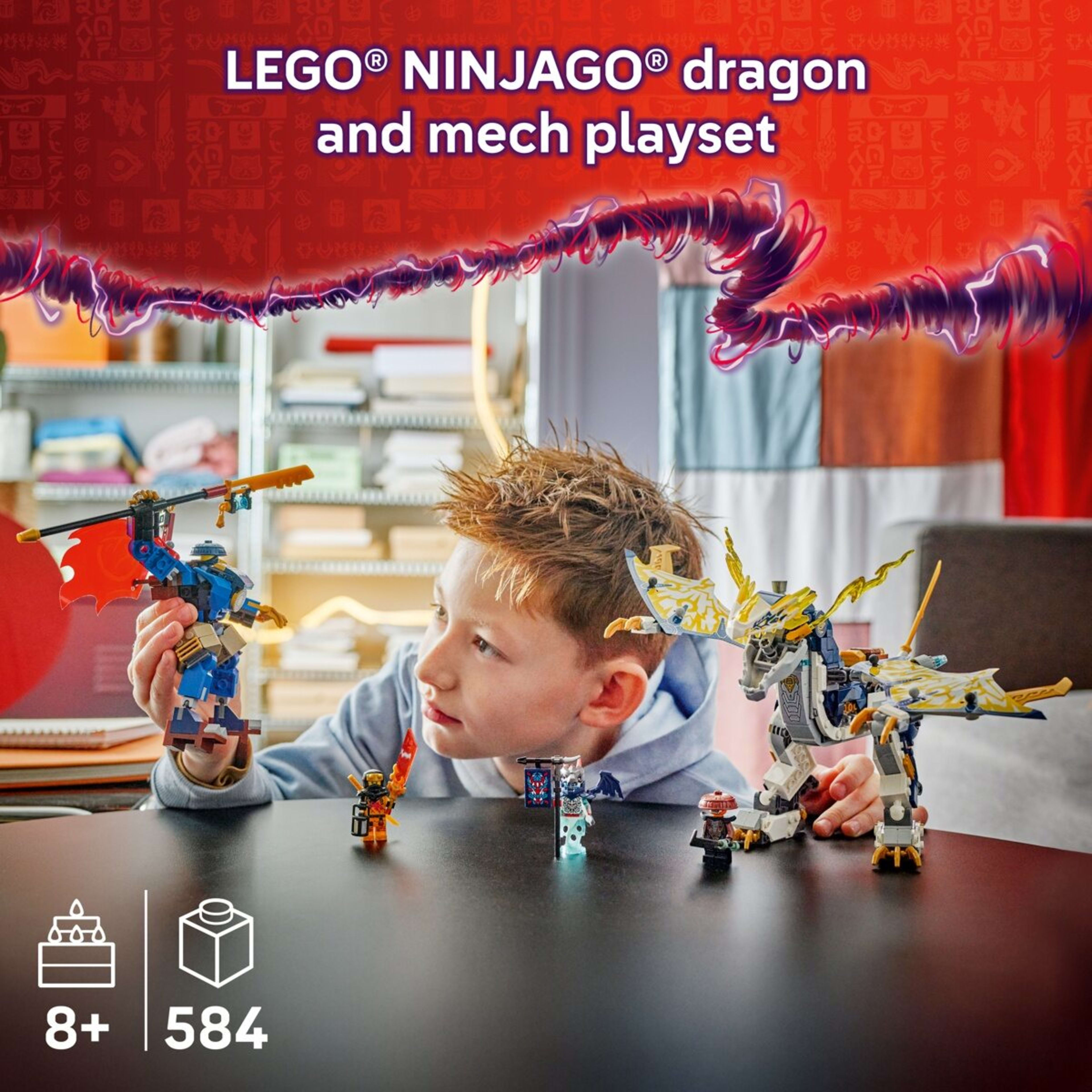 4 LEGO NINJAGO Rogue’s Mech Dragon Rider 71843, 4 of 11