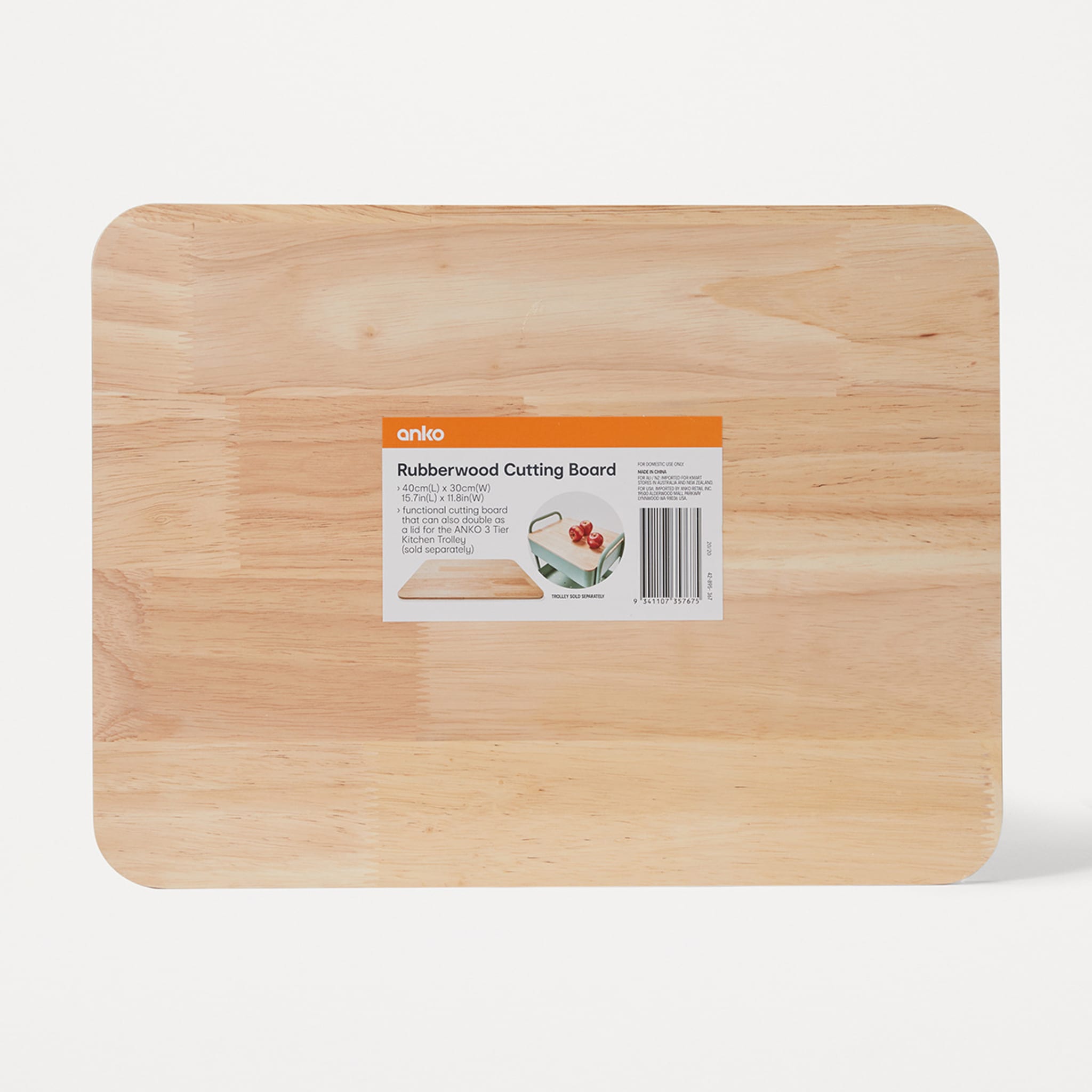 Rubberwood Cutting Board Kmart