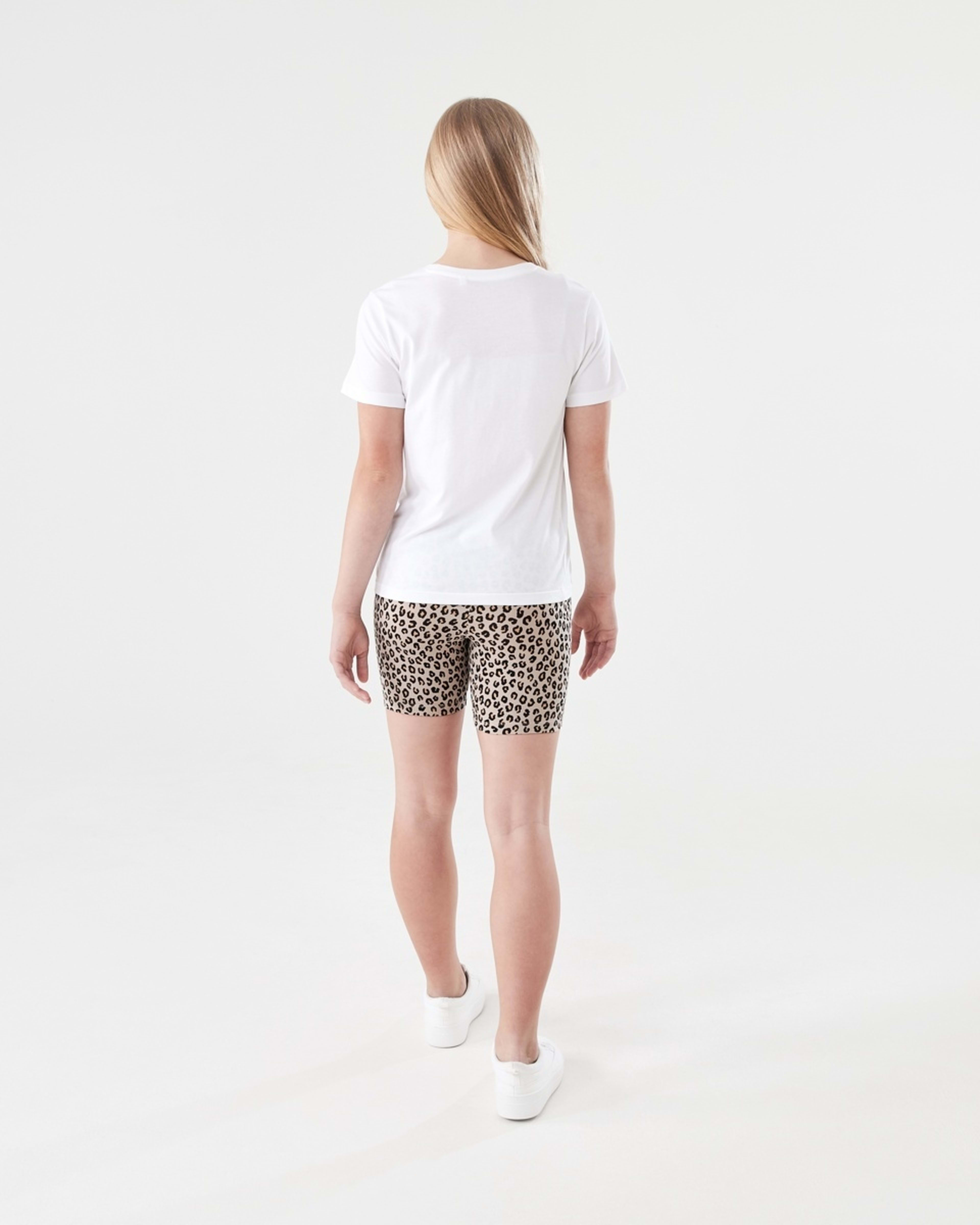 5 Print Bike Shorts ANIMAL MARKING BEIGE, 5 of 5