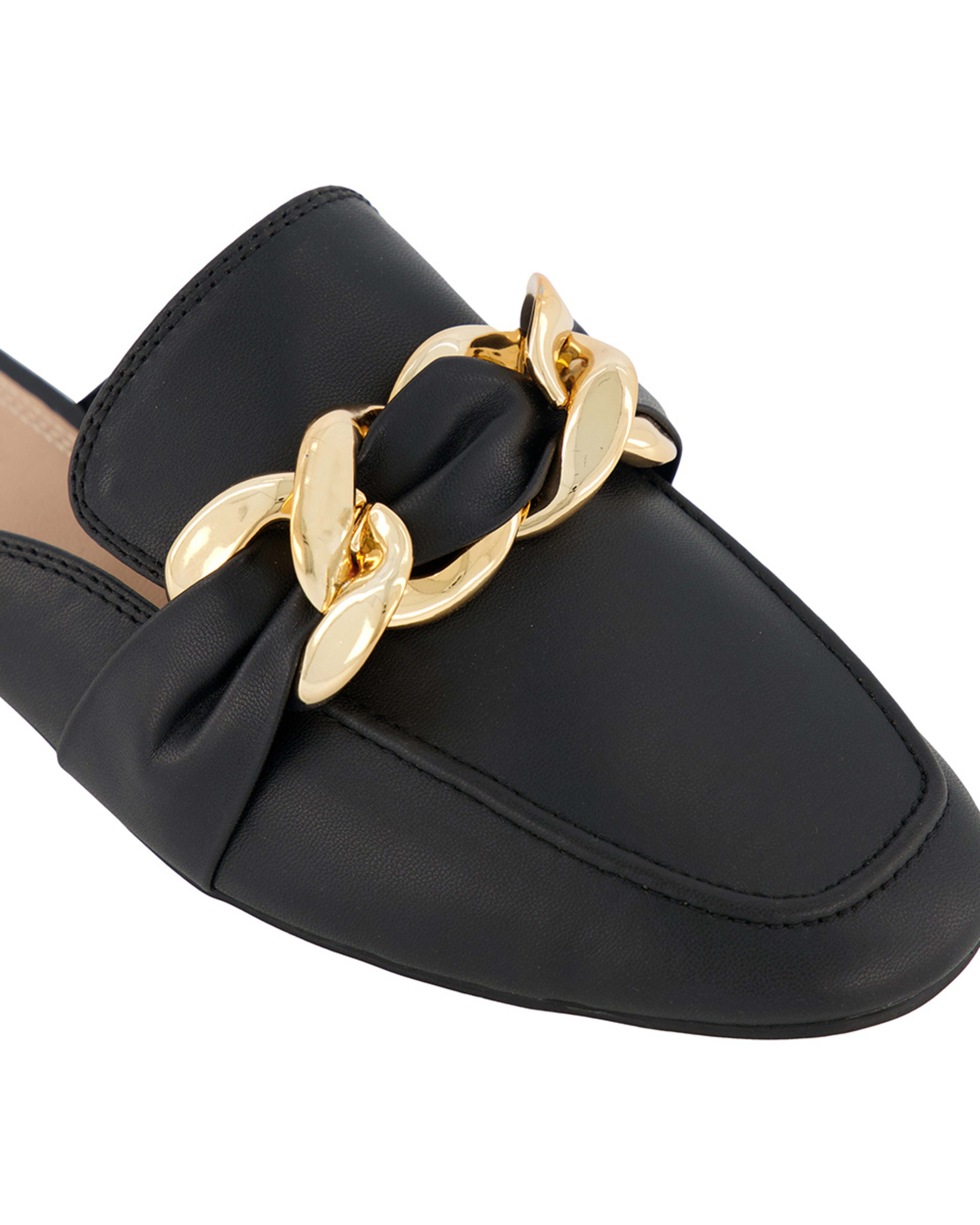 Almond Chain Detail Mules Kmart