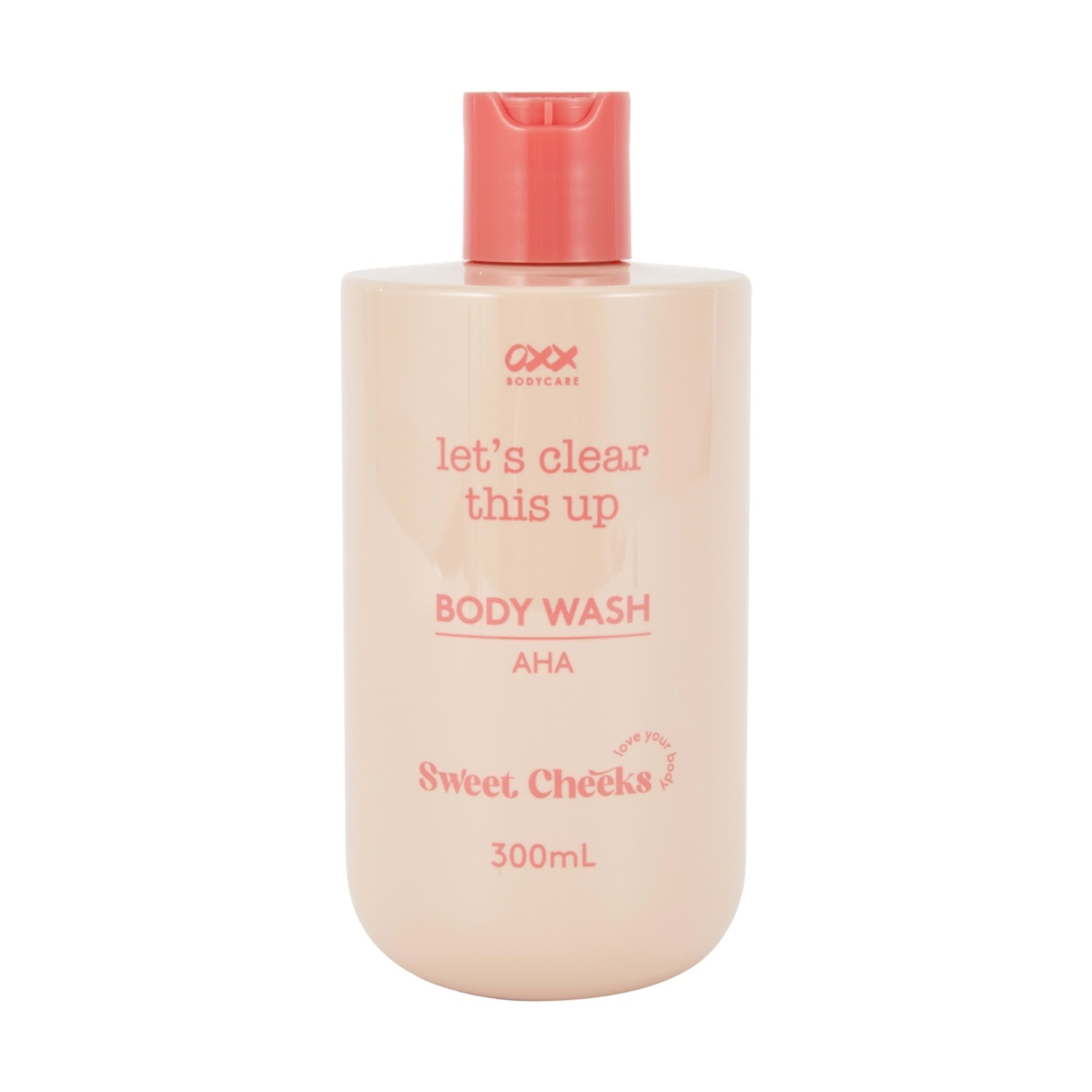 1 OXX Bodycare Sweet Cheeks Let's Clear This Up Body Wash 300ml - AHA