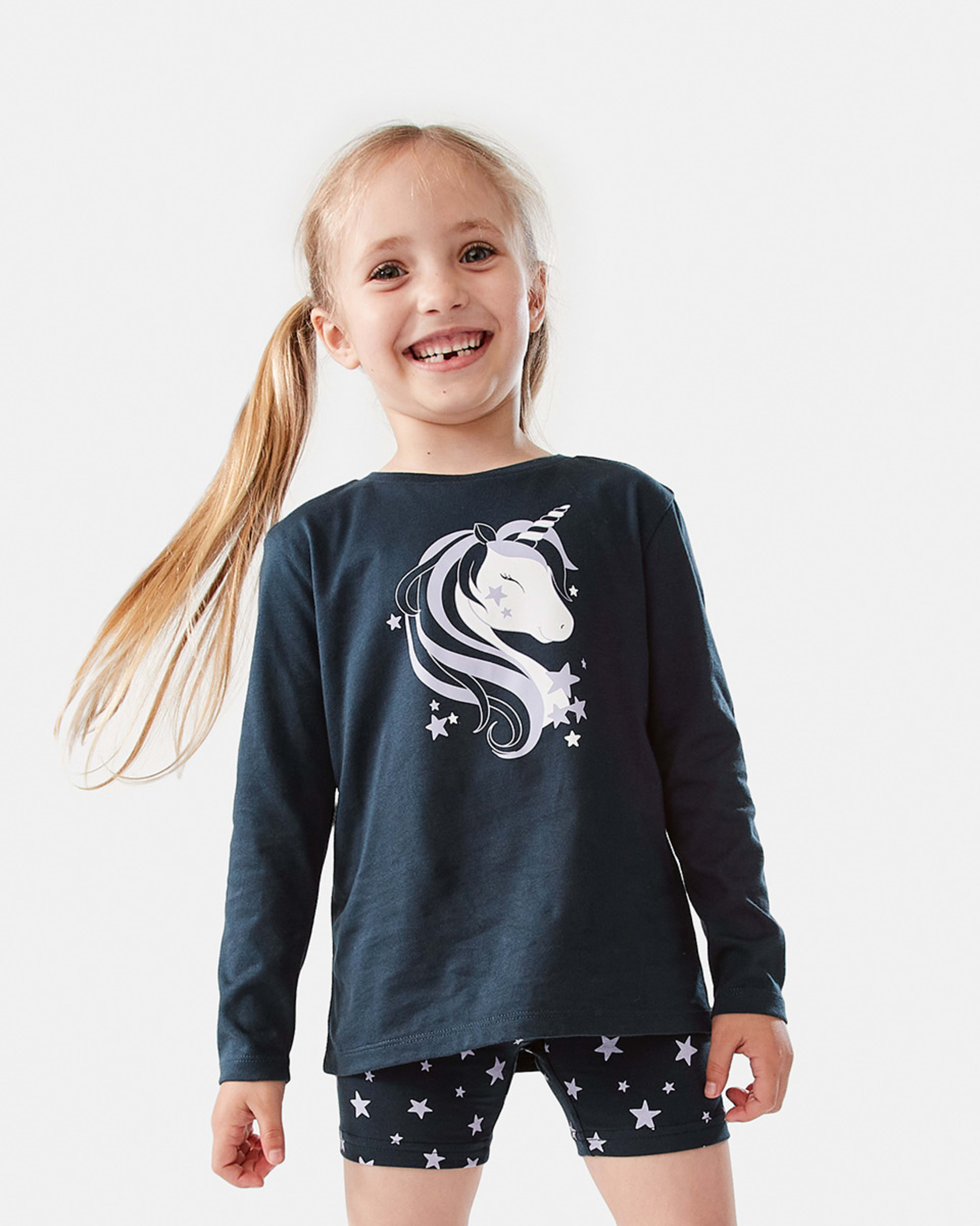 1 Long Sleeve Print T-shirt Unicorn, 1 of 8