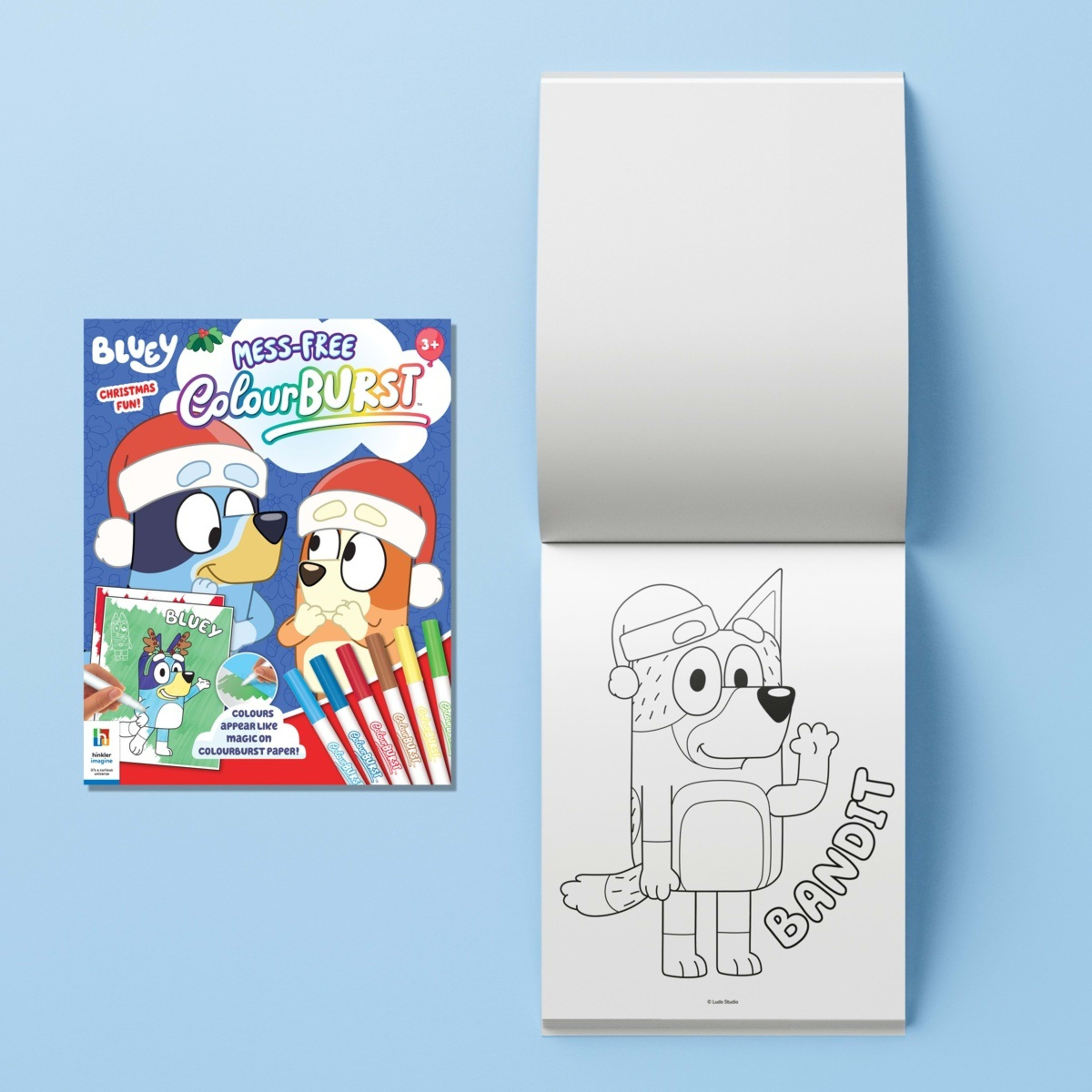 5 INKredibles Mess-Free ColourBurst Bluey Christmas Fun! - Book, 5 of 6