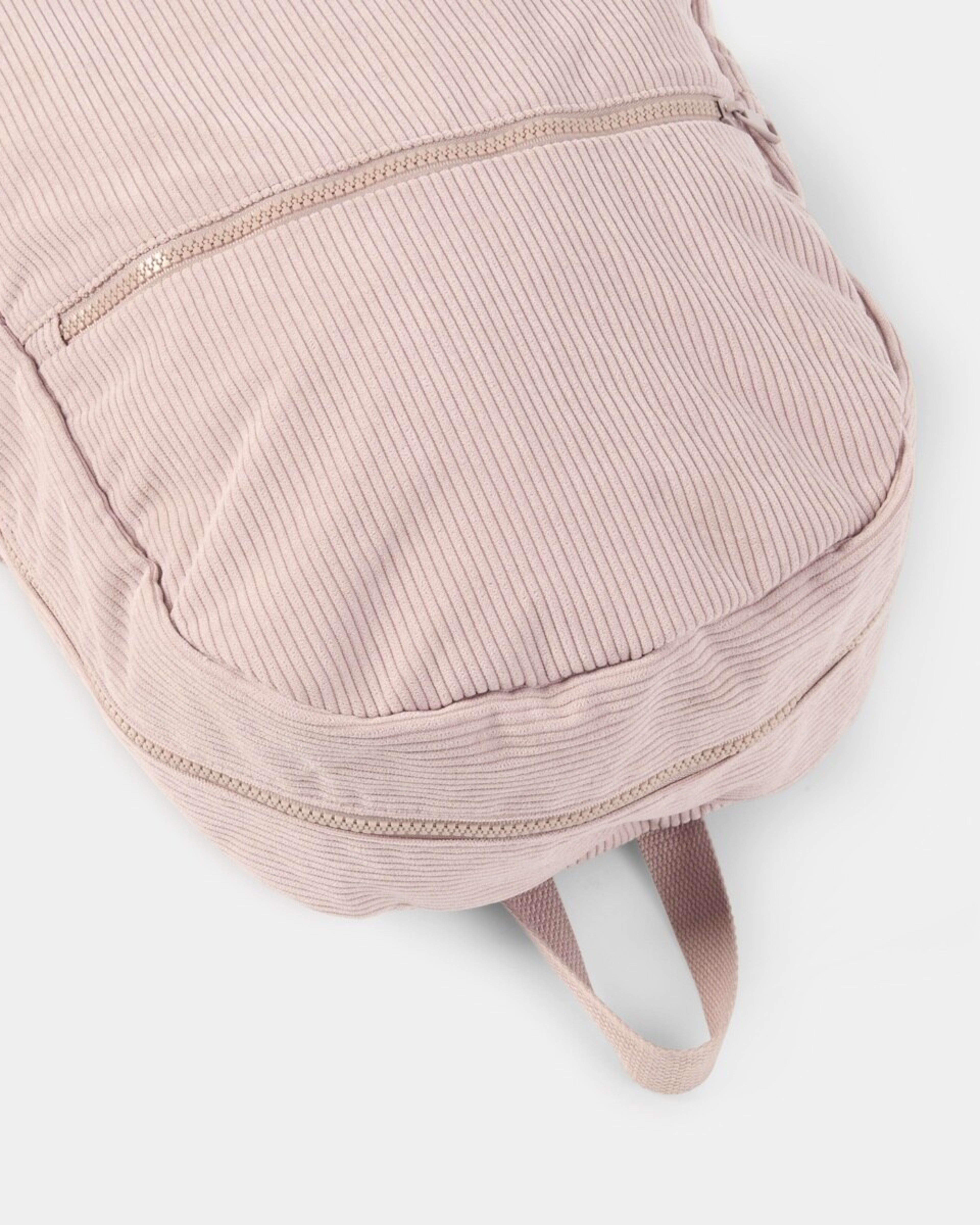 4 Corduroy Backpack Rose Pink, 4 of 5