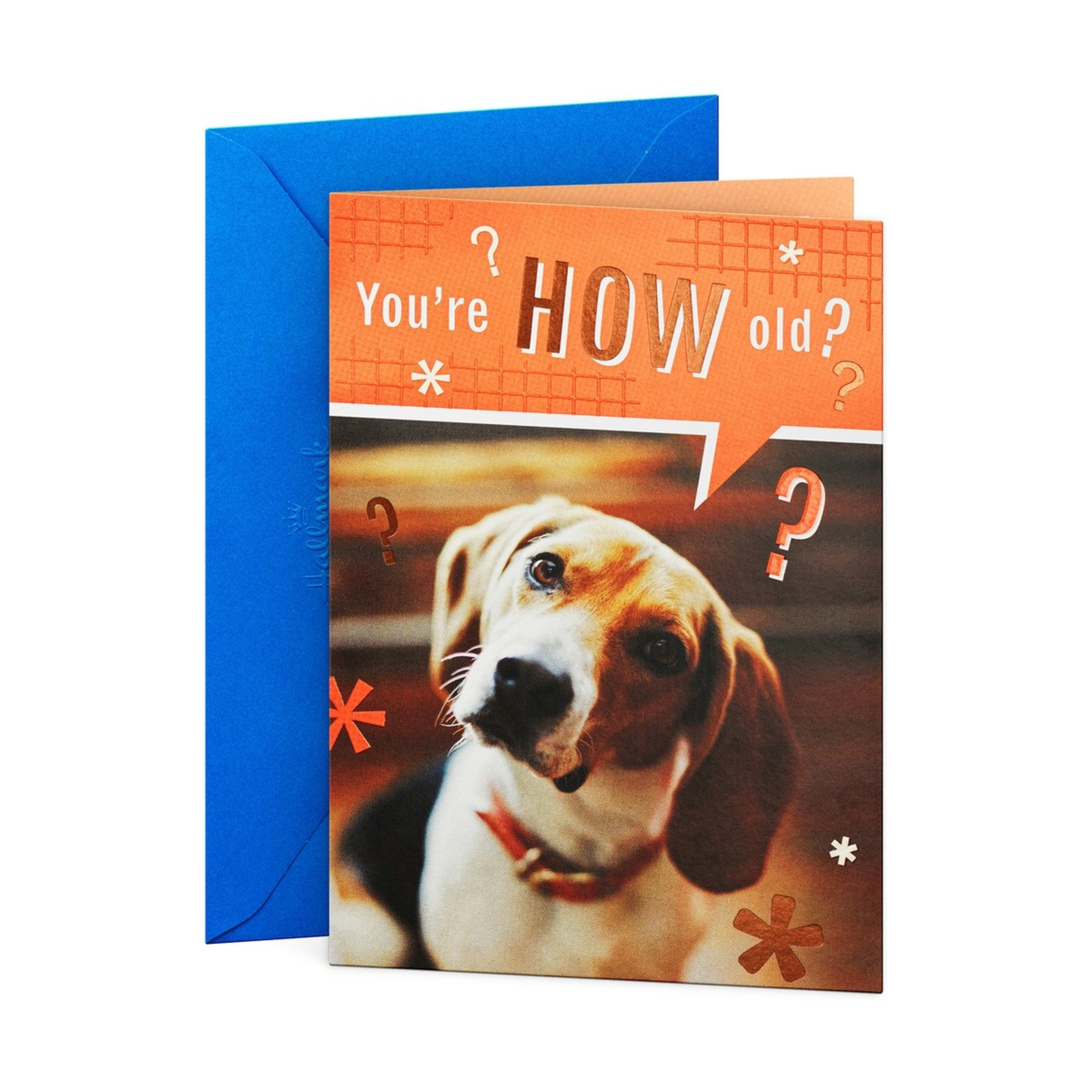1 Hallmark Birthday Card - How Old?
