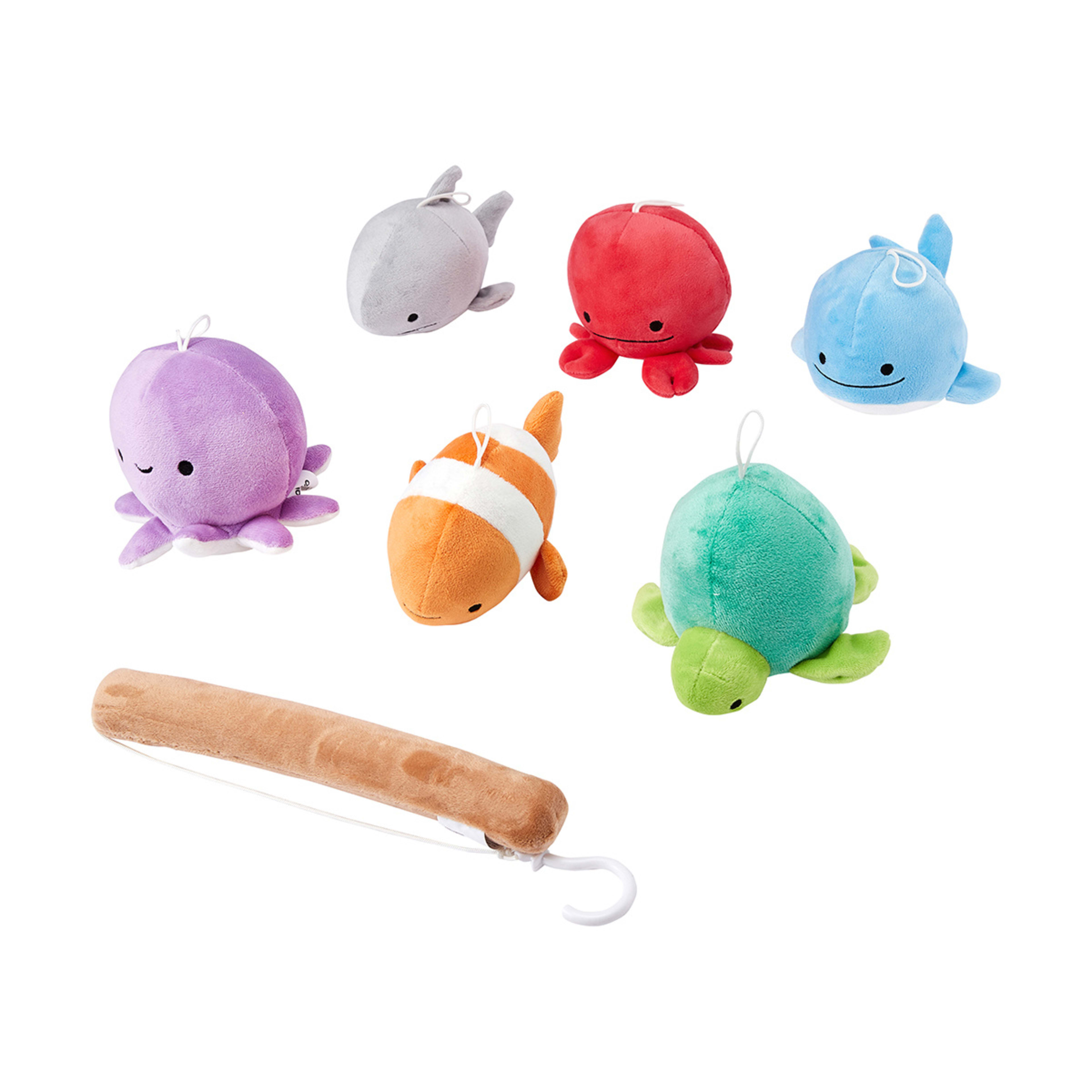 7 Piece Plush Fishing Set Kmart