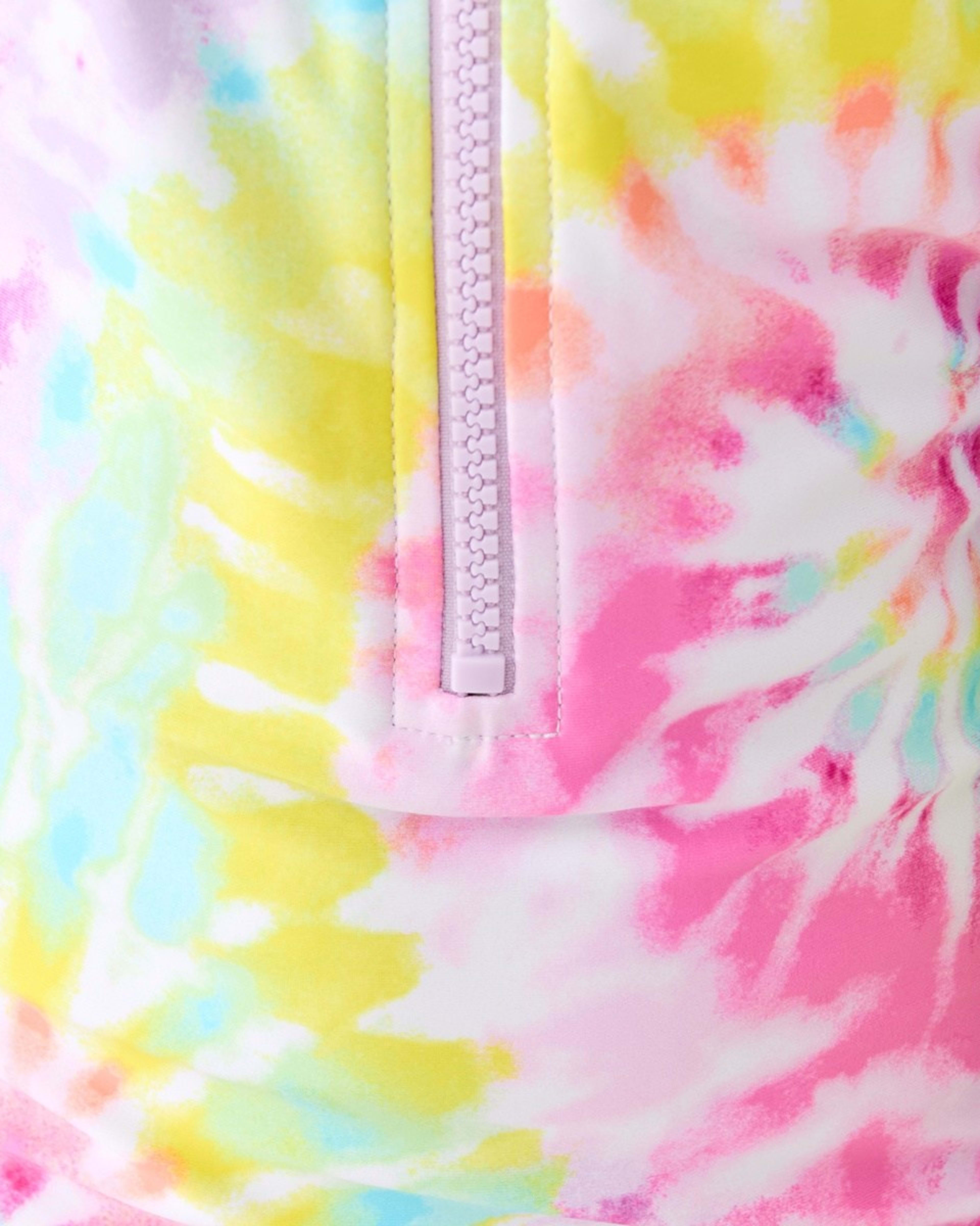 4 Long Sleeve One Piece Swimsuit Mt Tie Dye, 4 of 8