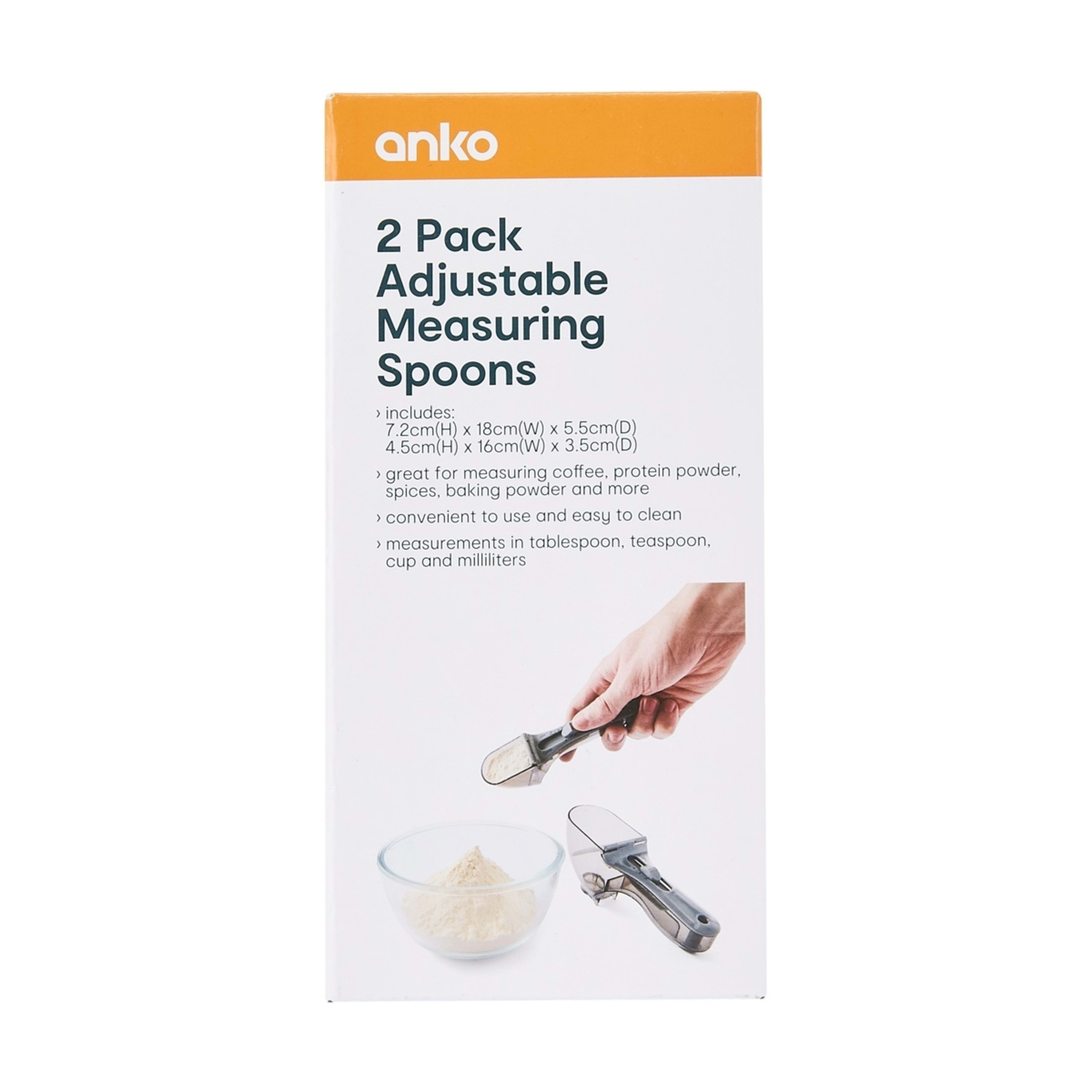 10 2 Pack Adjustable Measuring Spoons, 10 of 10