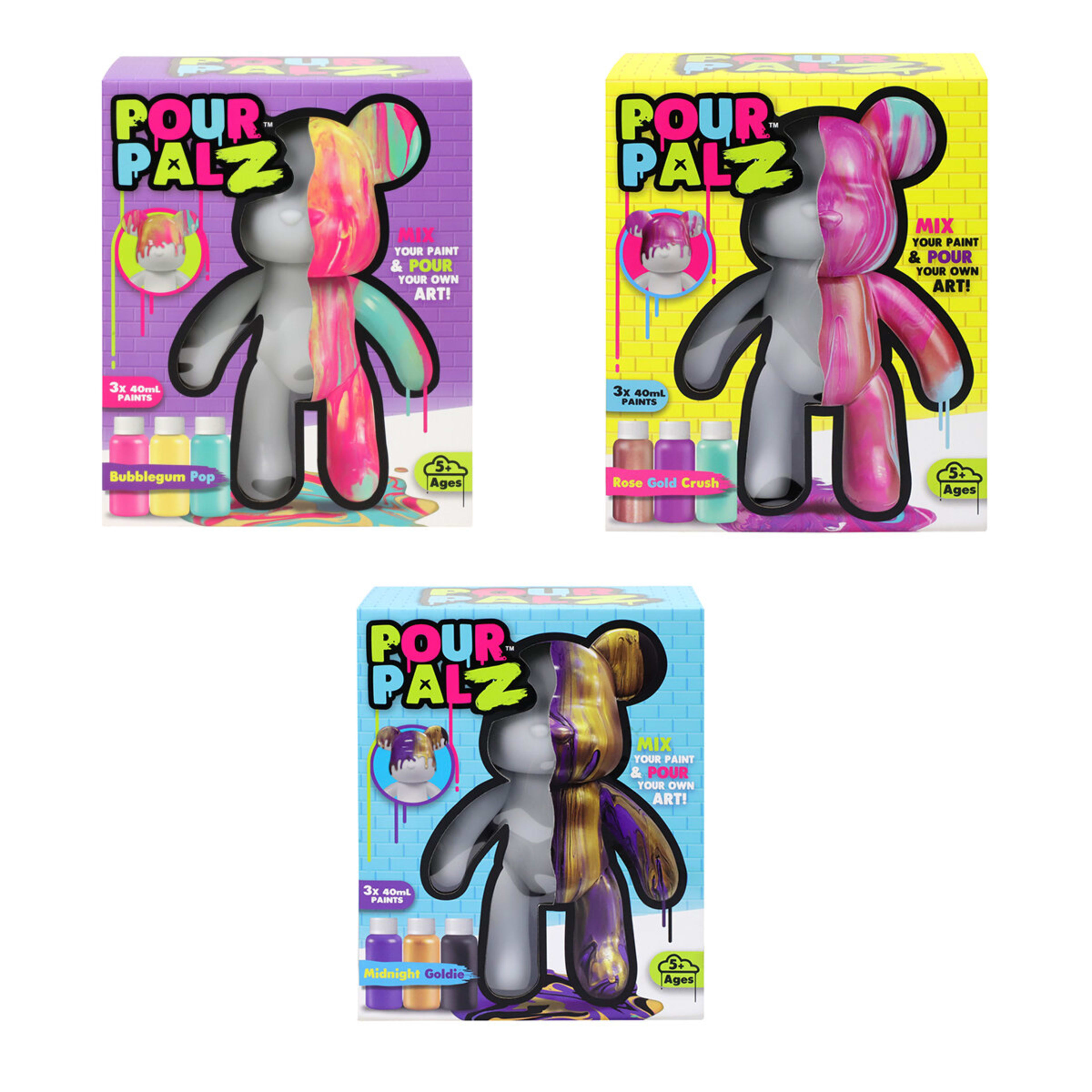 1 Pour Palz Large Paint Bear - Assorted