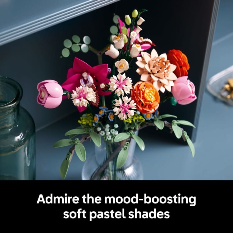 LEGO Botanicals Pretty Pink Flower Bouquet 10342 - Kmart