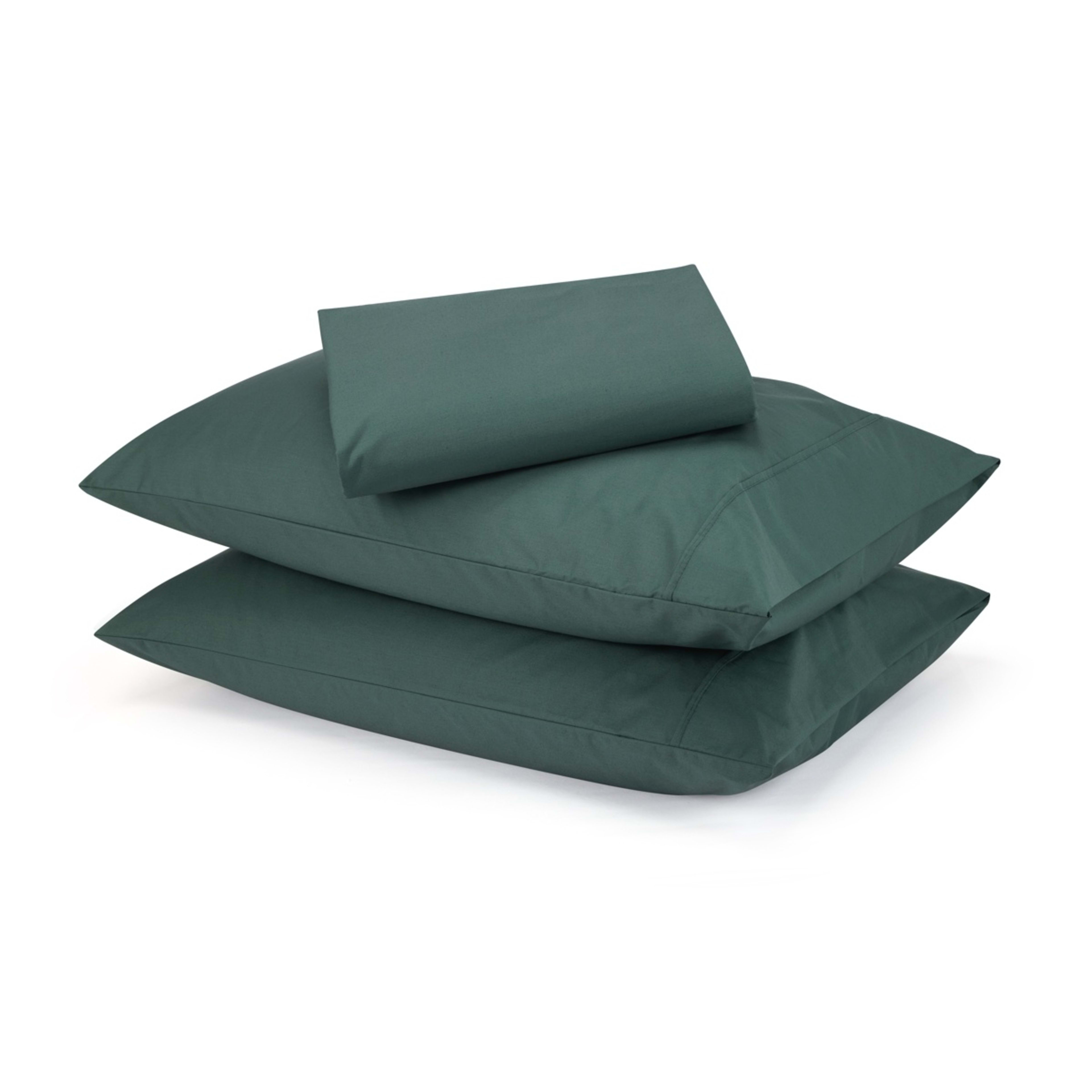 1 250 Thread Count Cotton Rich Sheet Set - Double Bed, Teal
