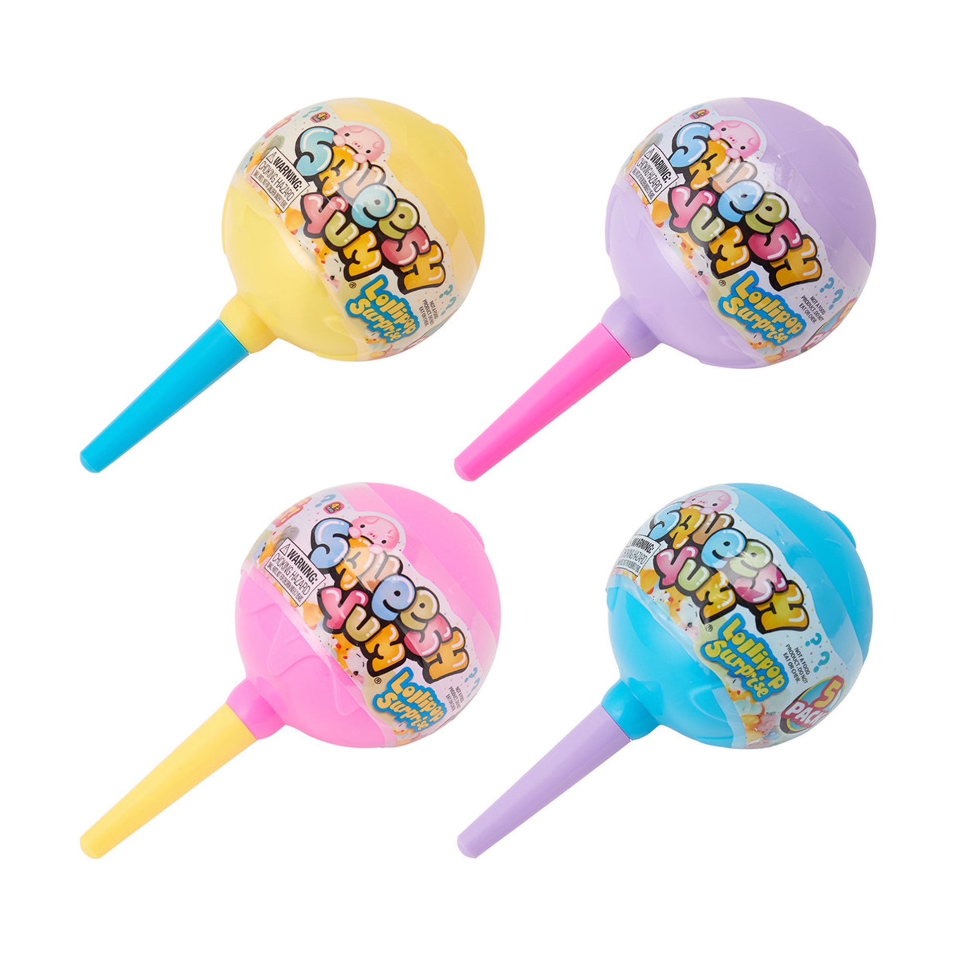 5 Pack Squeesh Yum Lollipop Surprise - Kmart