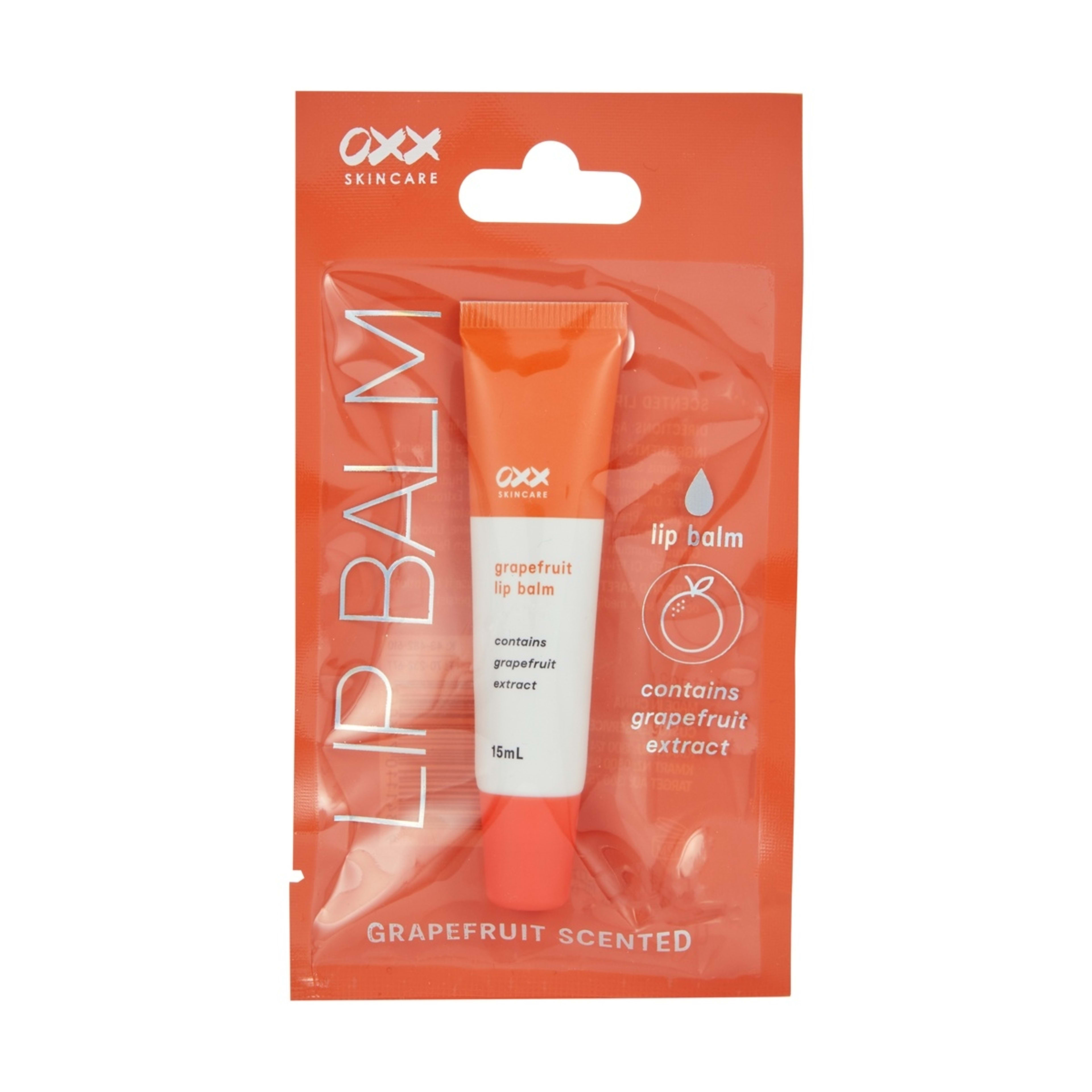 1 OXX Skincare Lip Balm 15ml - Grapefruit Scented