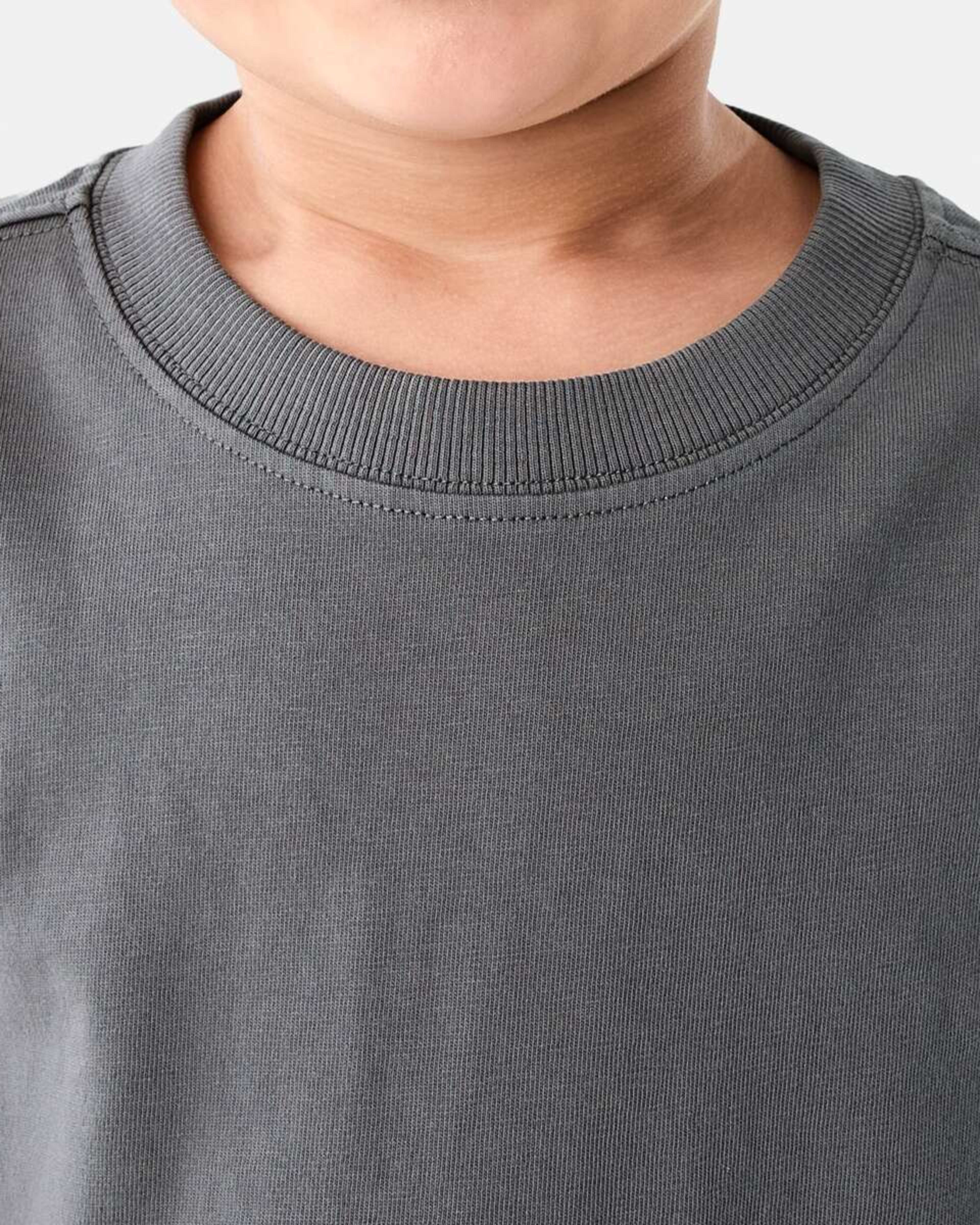 4 Oversized Washed T-shirt WASHED GRAY, 4 of 7