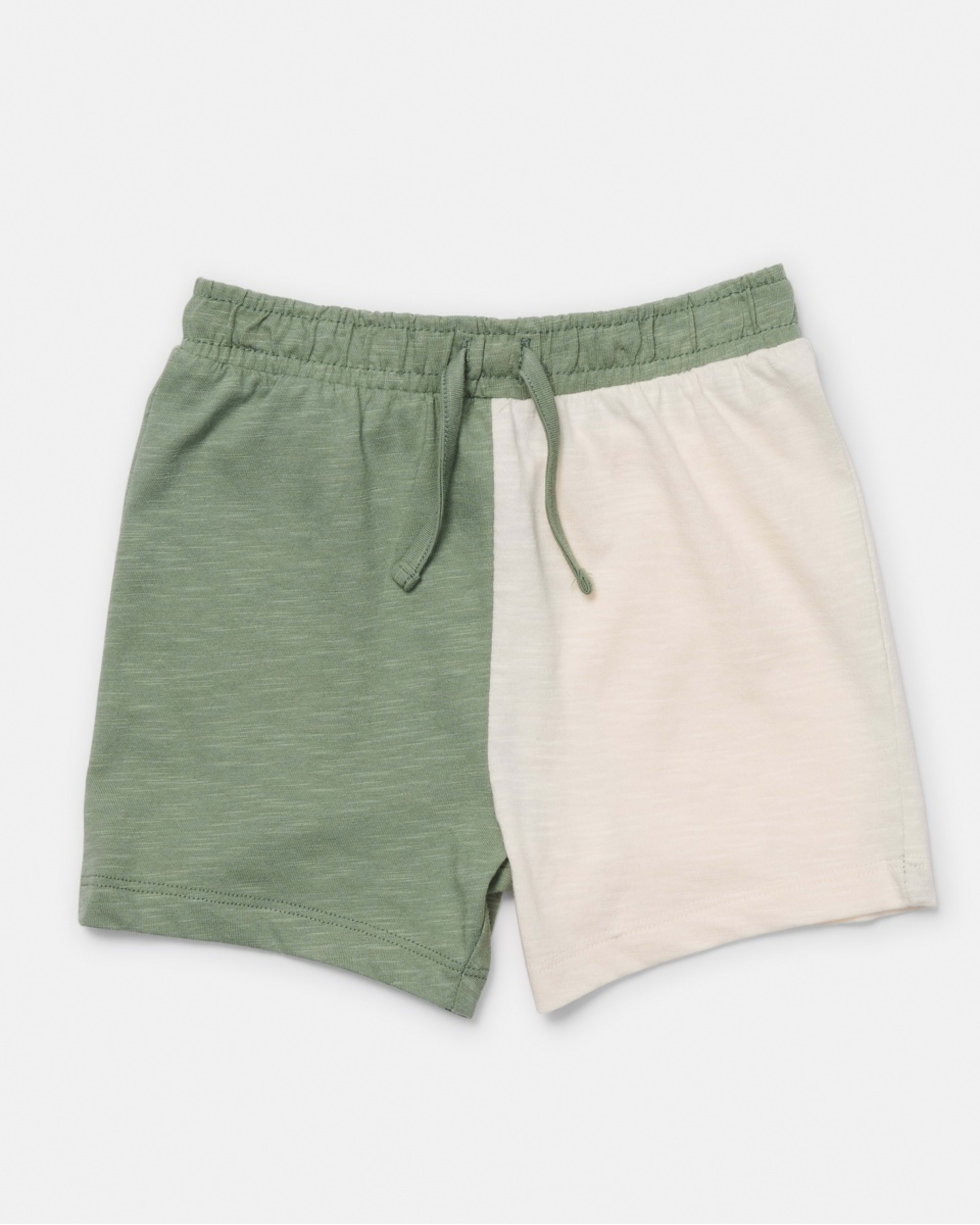 4 3 Pack Shorts Green Colour Block, 4 of 8