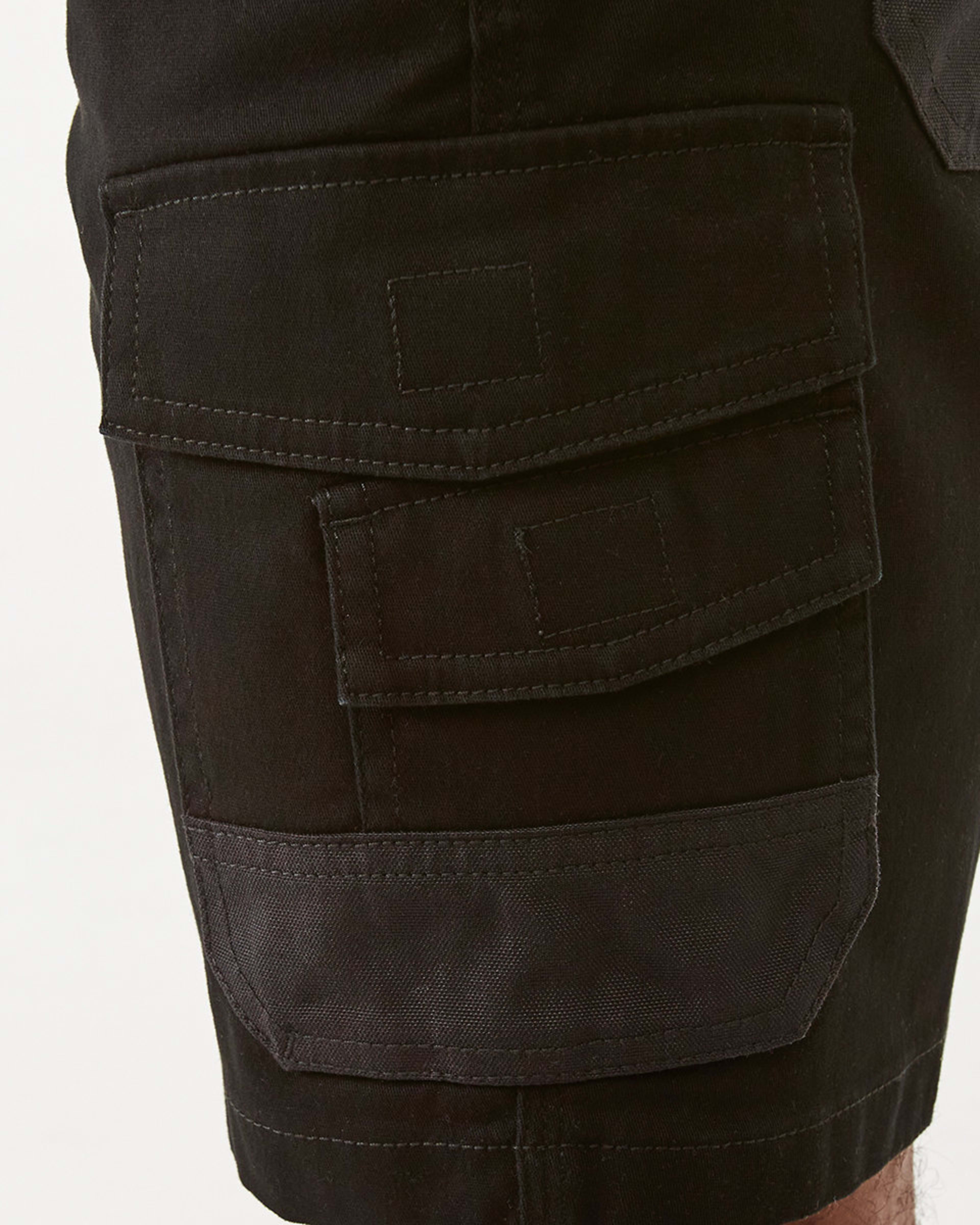 6 Jogger Work Shorts BLACK, 6 of 7