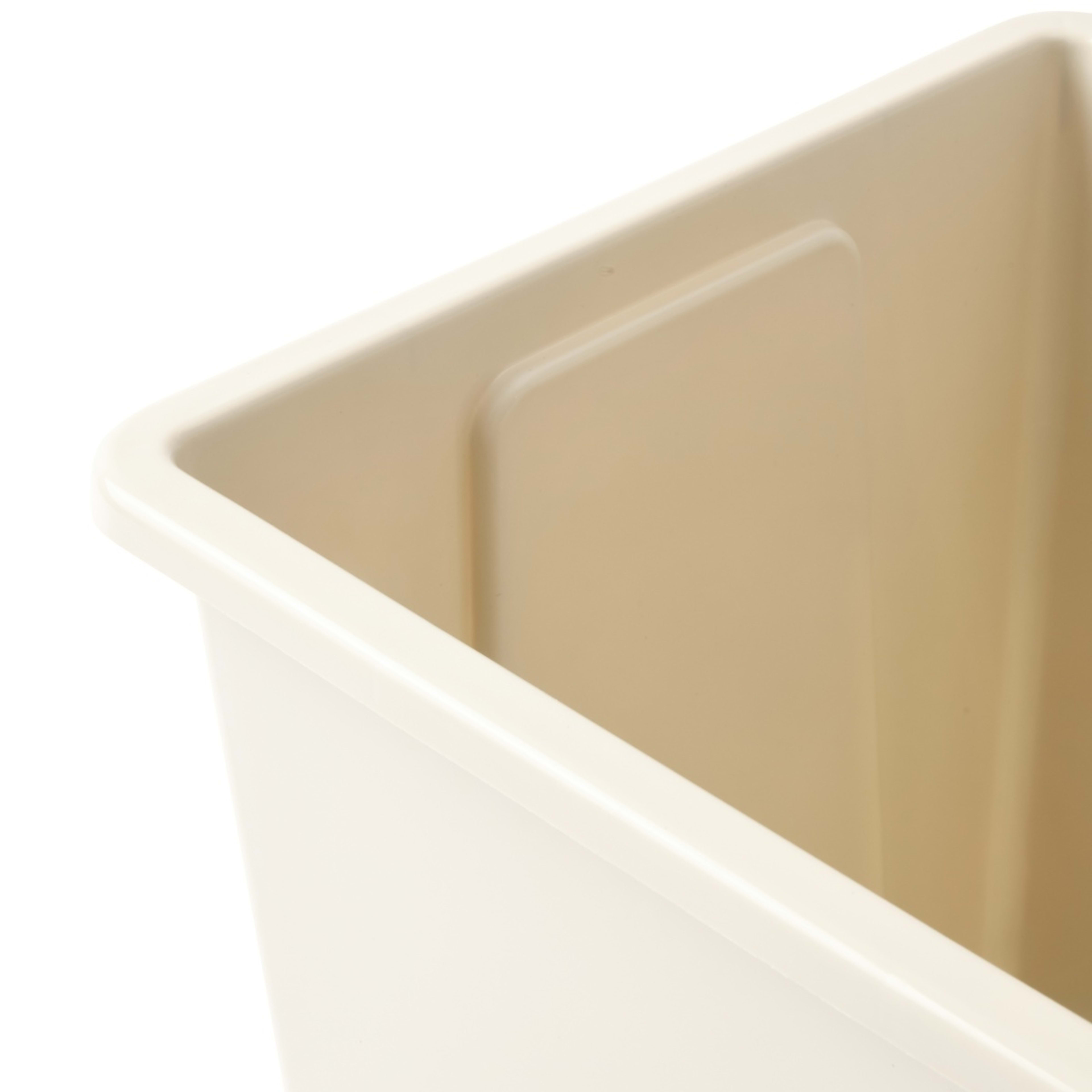 8 3 Pack 20L Storage Boxes - Beige, 8 of 10