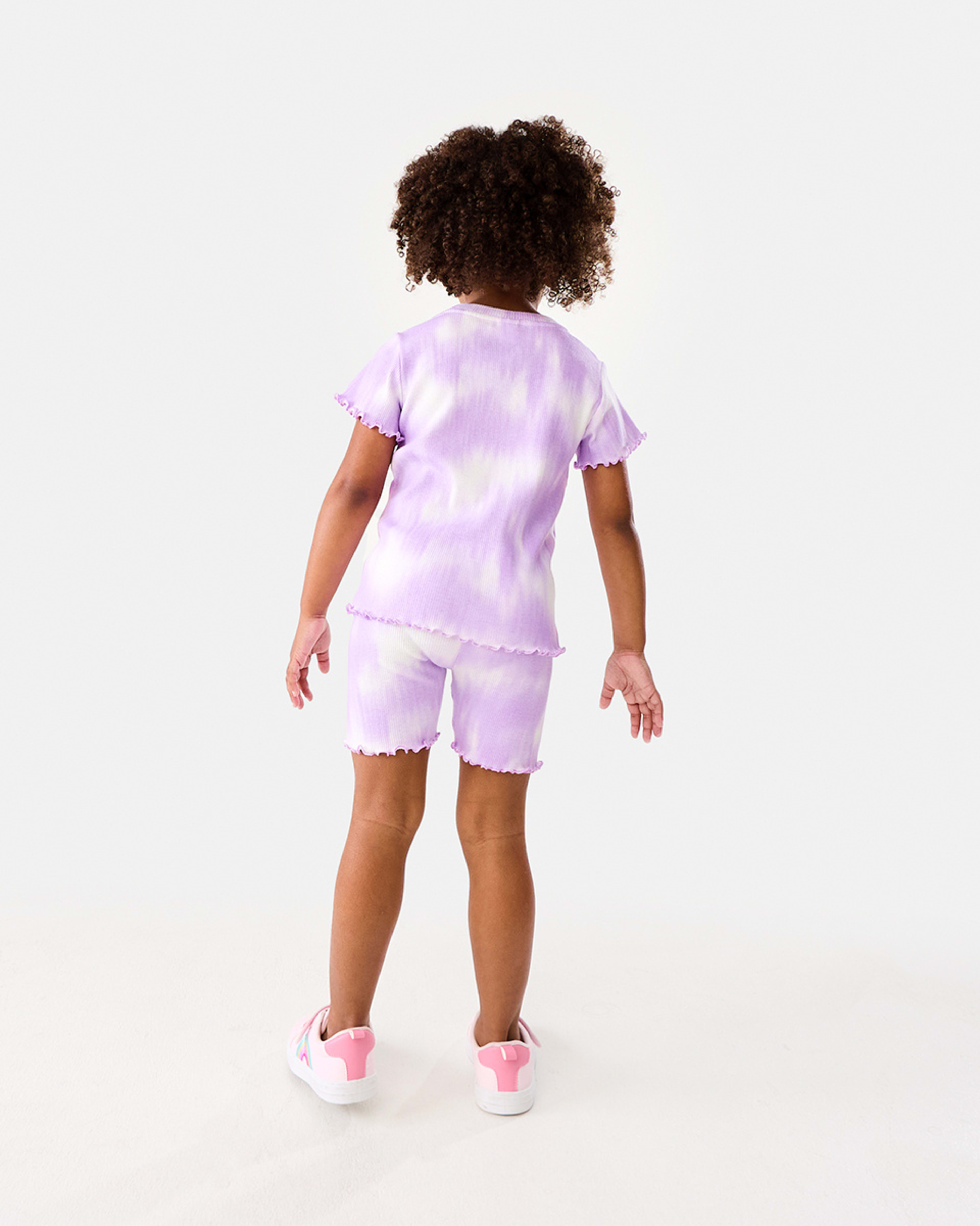 6 Printed Rib Bike Shorts Pl Tiedye, 6 of 8