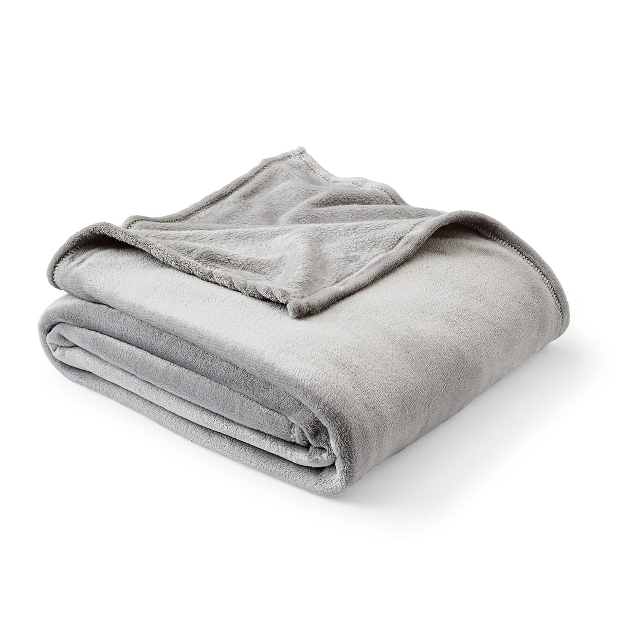 Soft Touch Blanket Double/Queen Bed, Grey Kmart