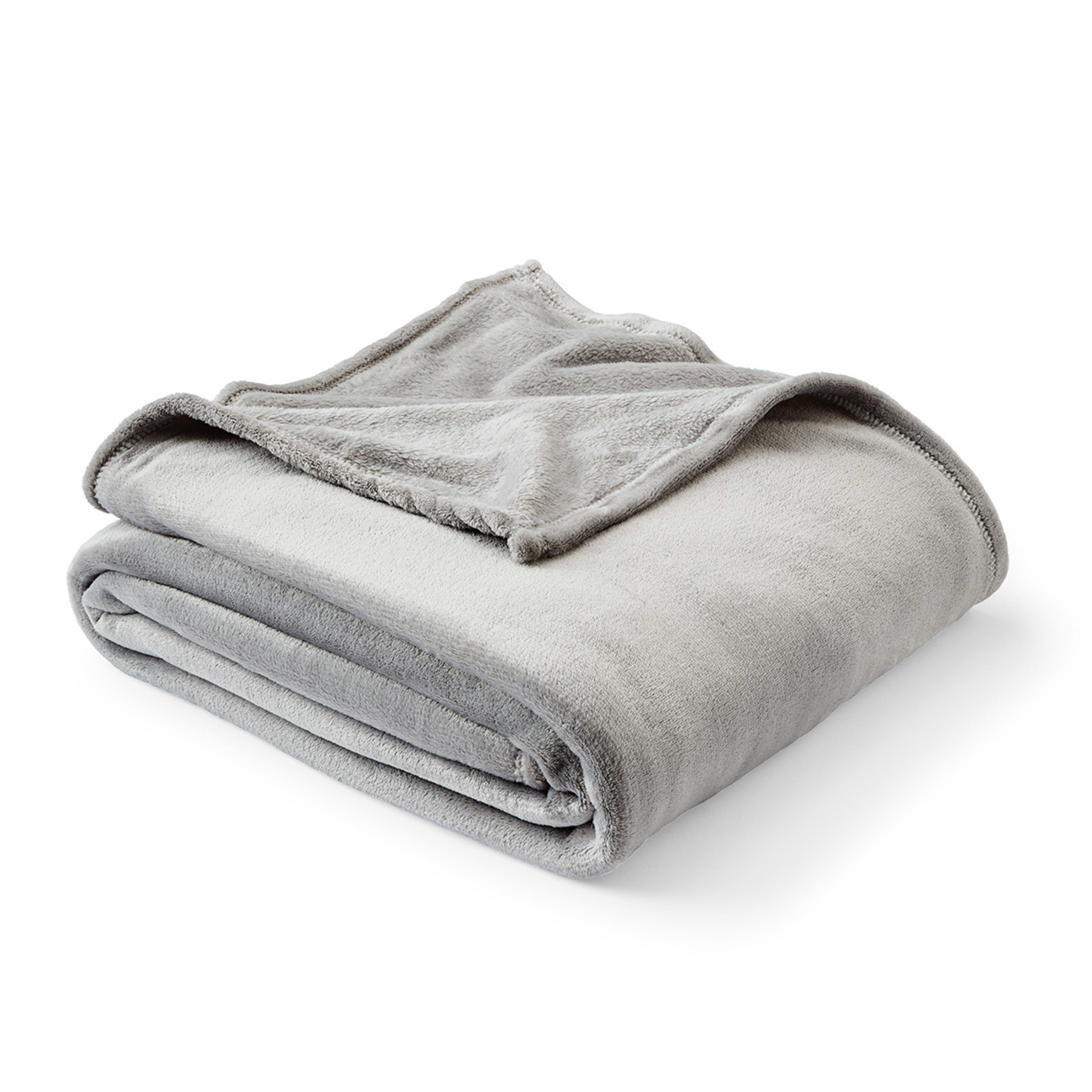 Soft Touch Blanket - Double/Queen Bed, Grey