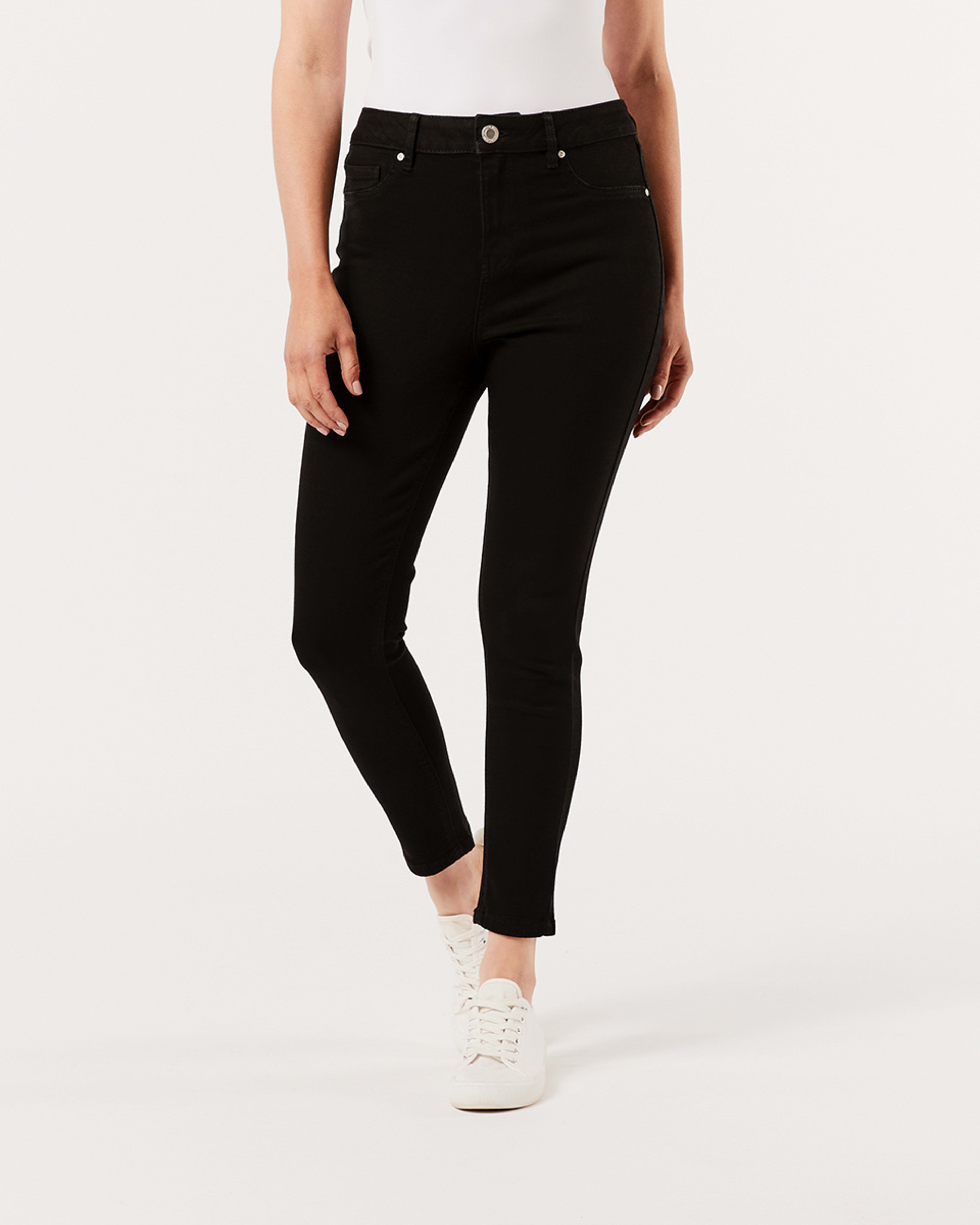 High Rise Ankle Length Skinny Jeans - Kmart