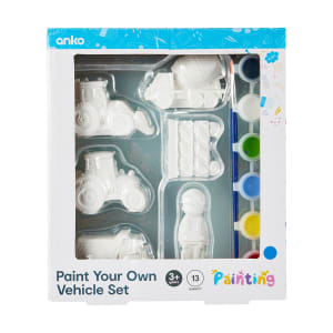 13 Piece Paint Your Own Vehicle Set