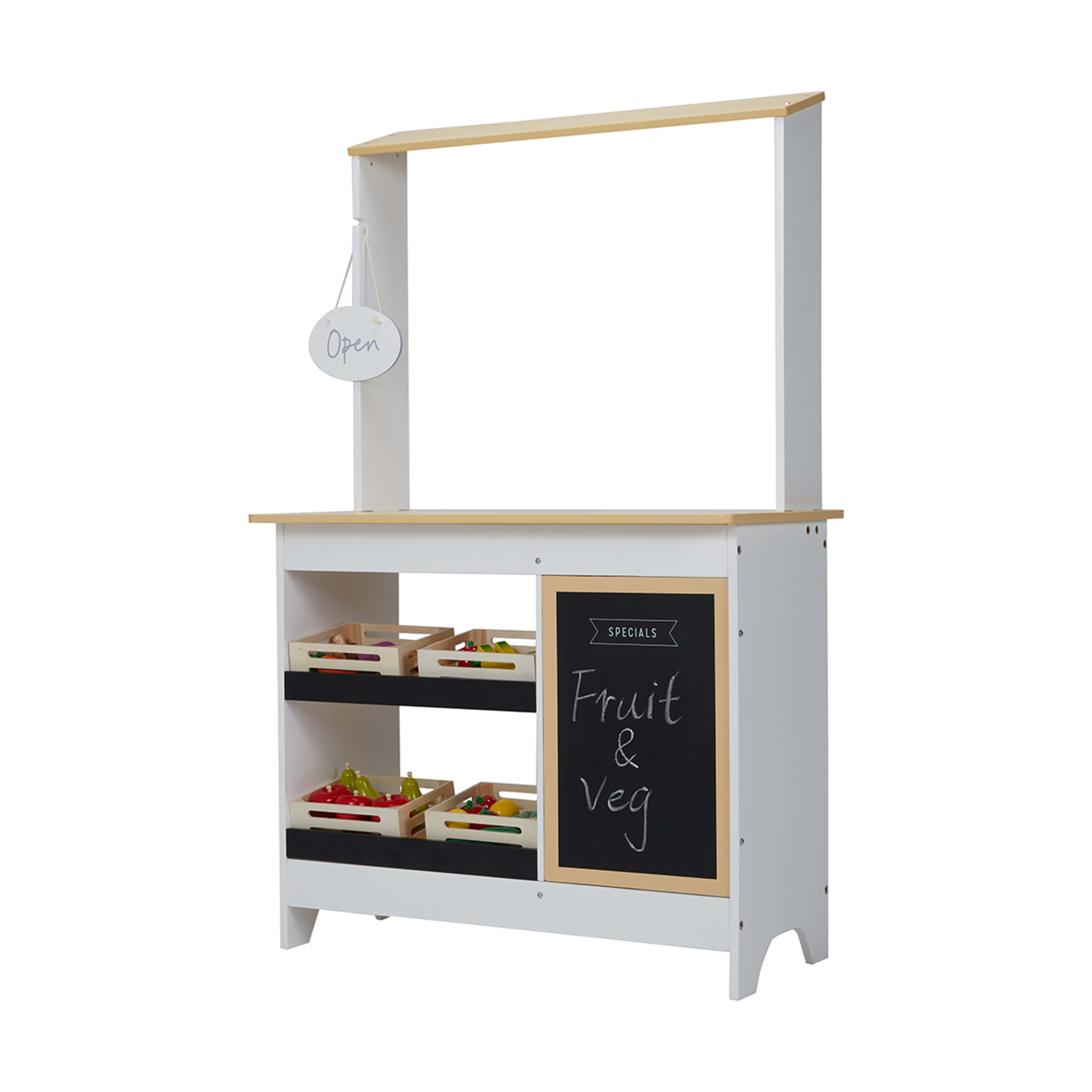 30 Piece Wooden Market Stall Kmart