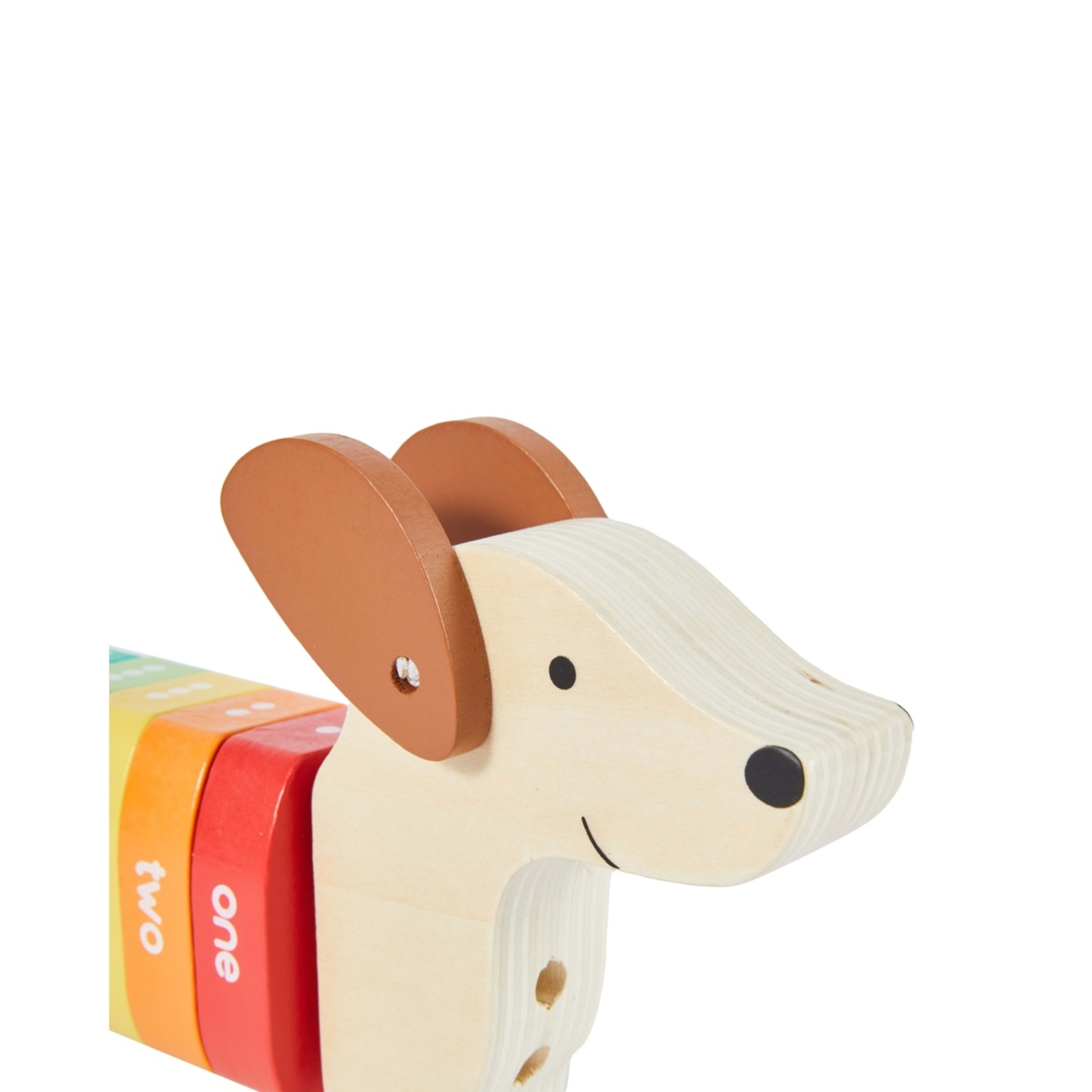 5 Wooden Play Count and Stack Dog, 5 of 8