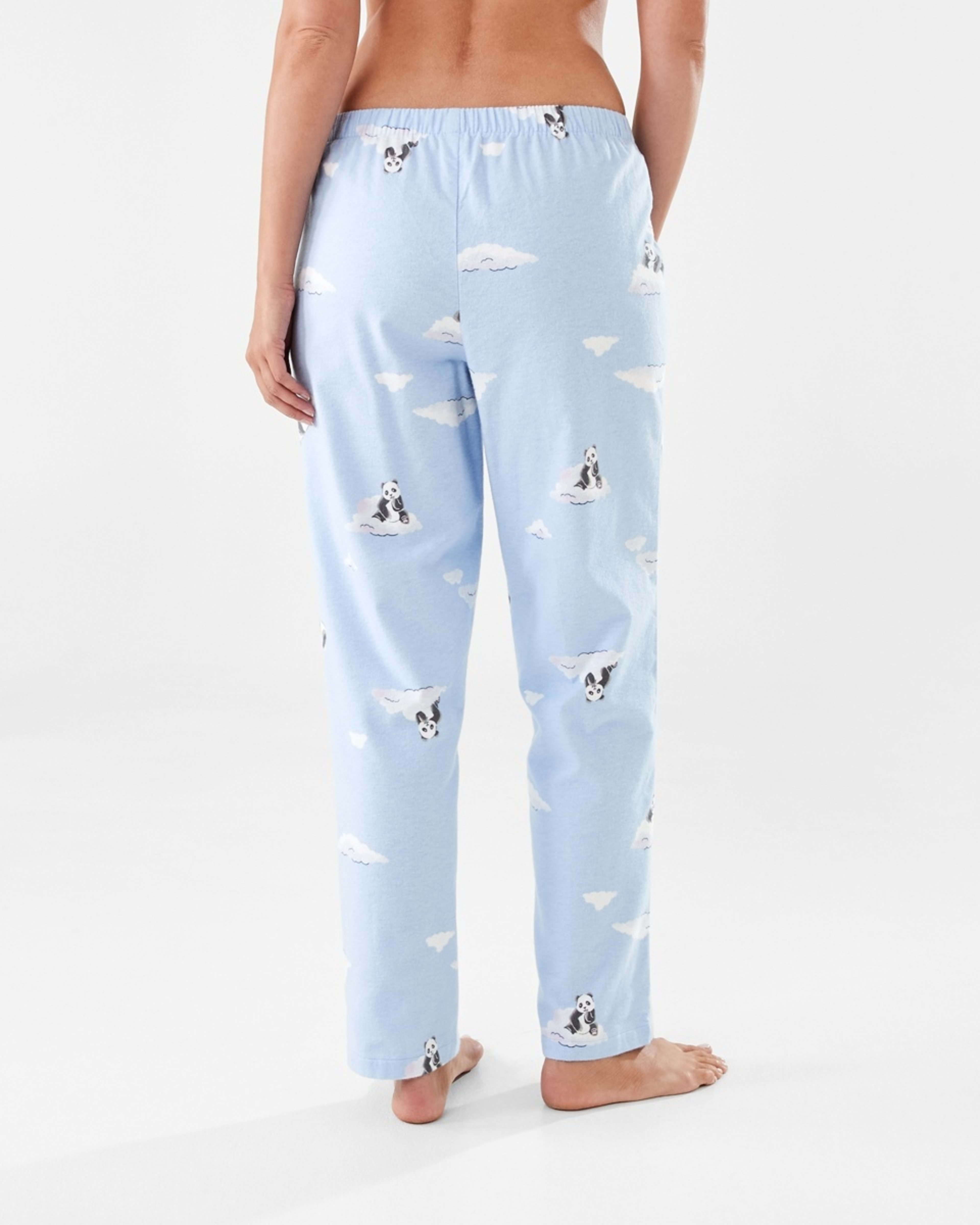3 Printed Flannel Pants Panda, 3 of 5