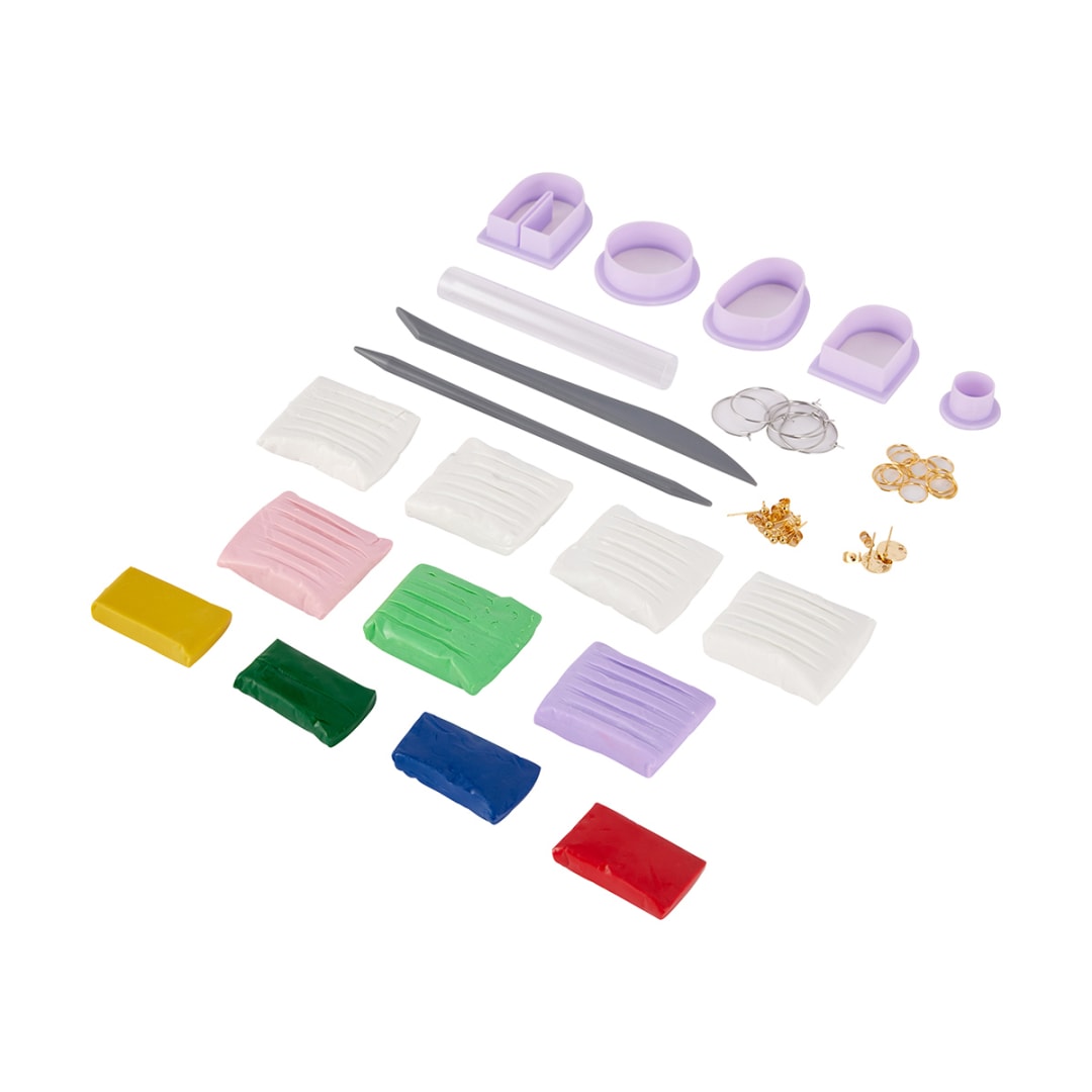 Design Your Own Polymer Clay Earrings Kit Kmart