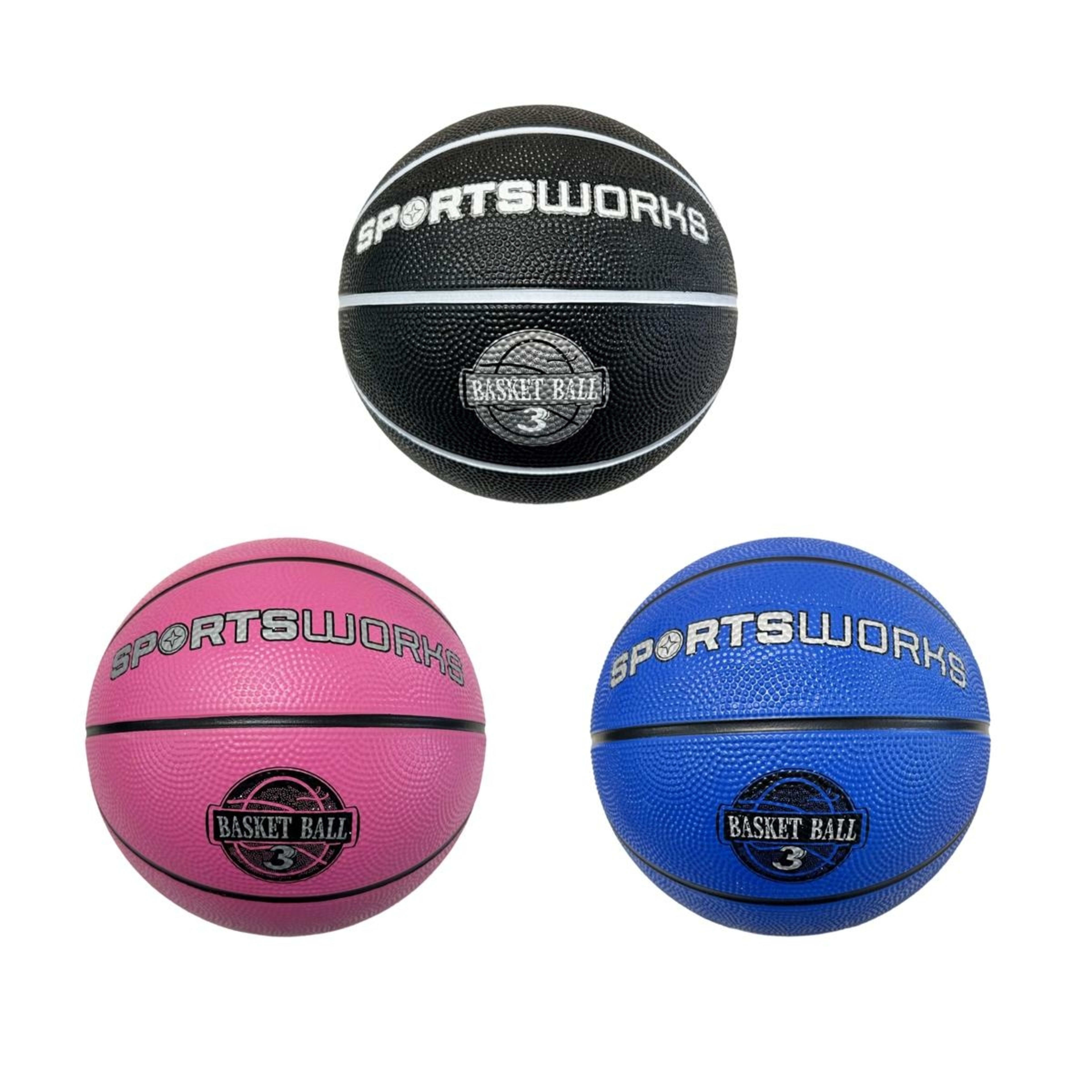 1 Sports Works Mini Basketball - Size 3, Assorted