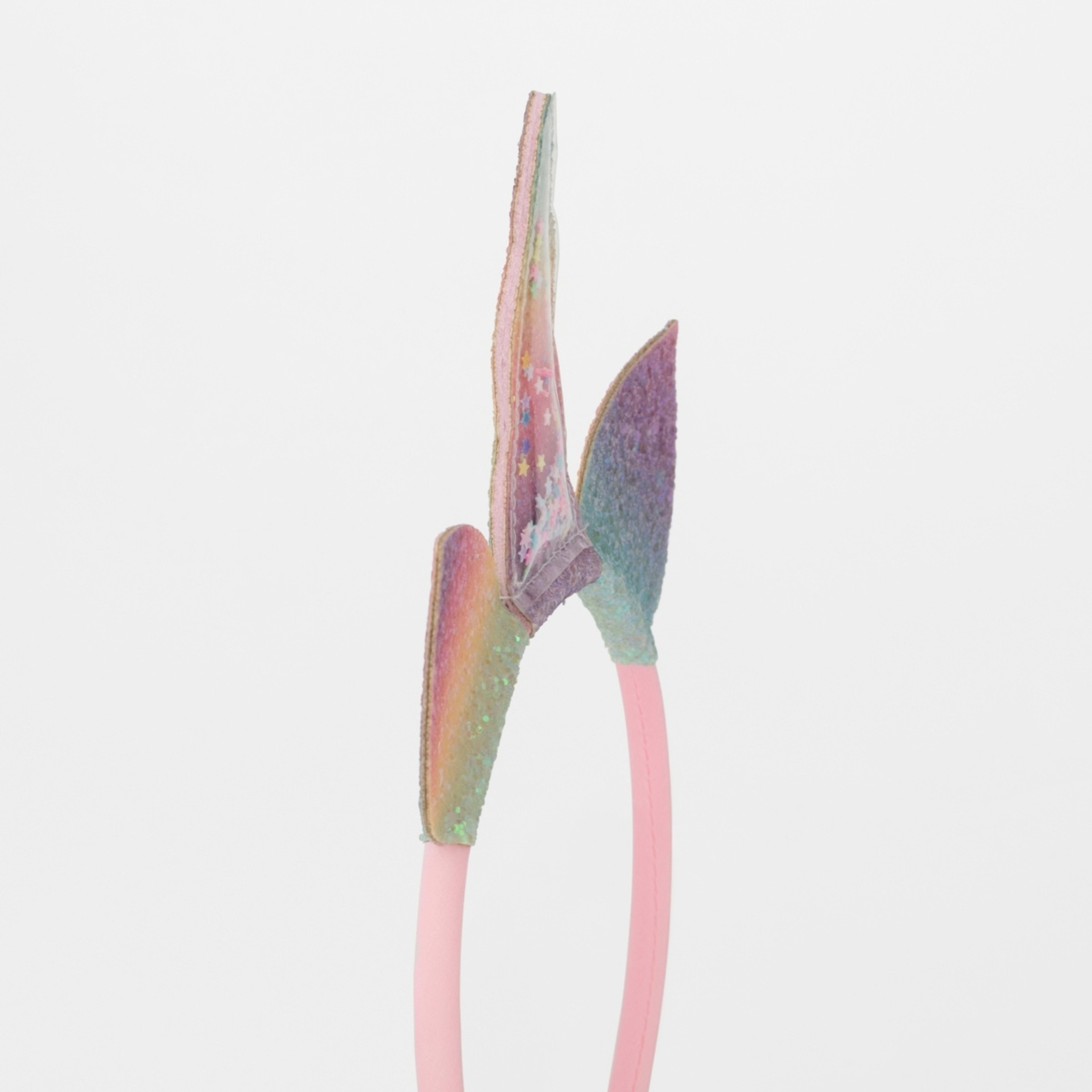 2 Confetti Hairband - Pink, 2 of 4