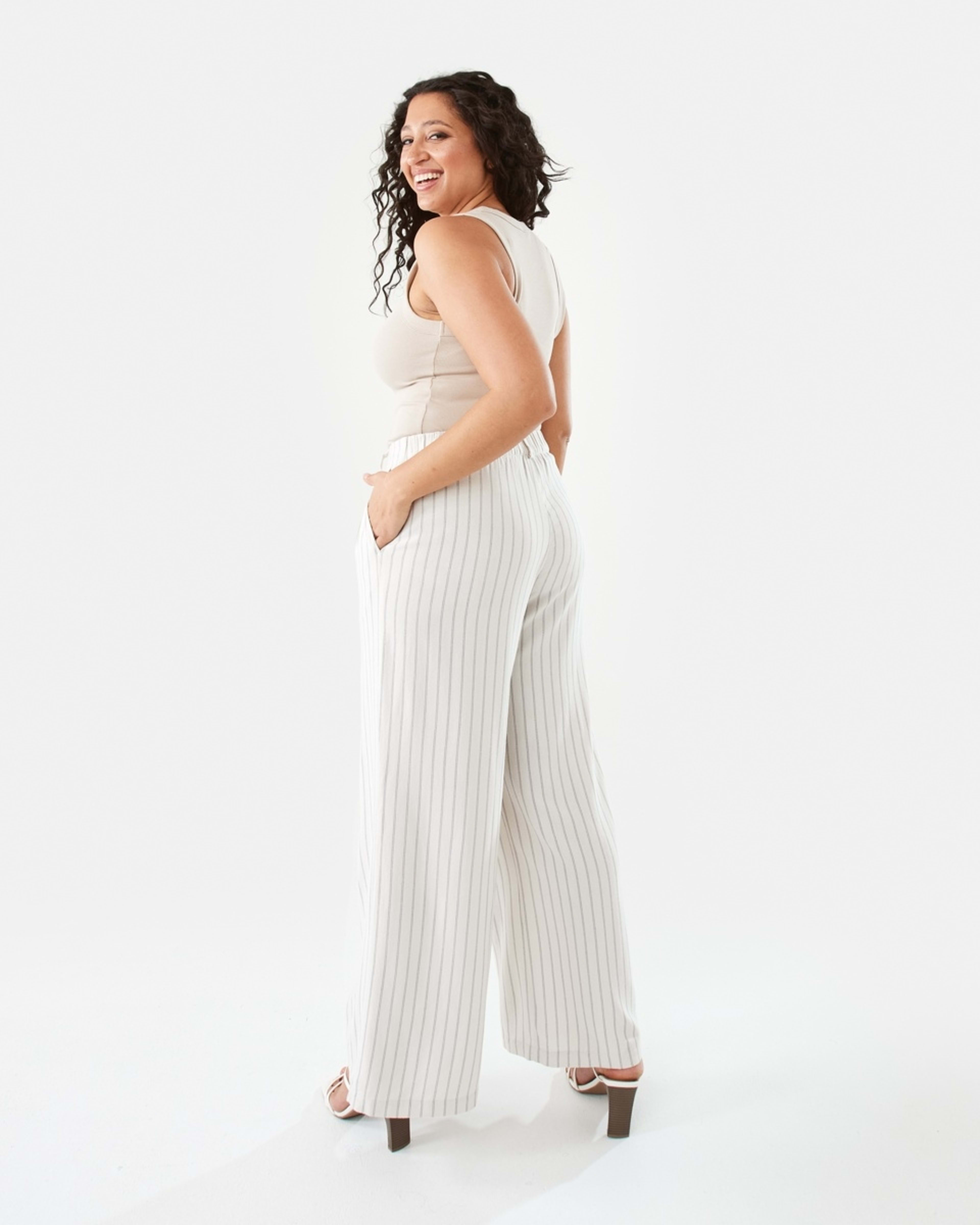4 Sleeveless Rib Tank Bone Beige, 4 of 9