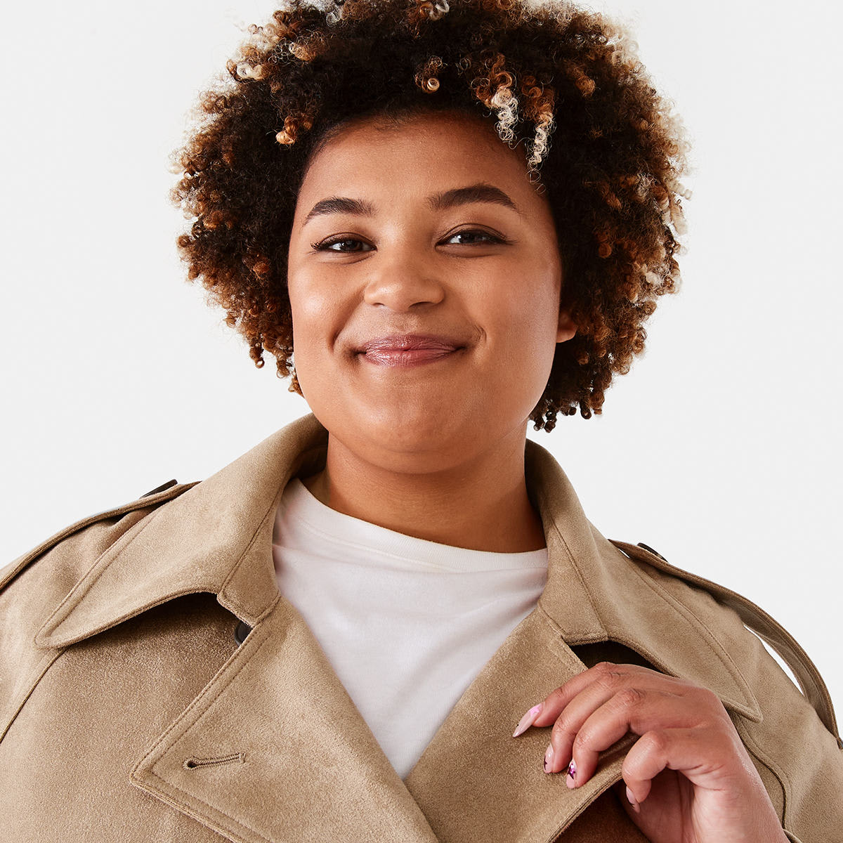 Curve Long Sleeve Trench Coat Kmart NZ