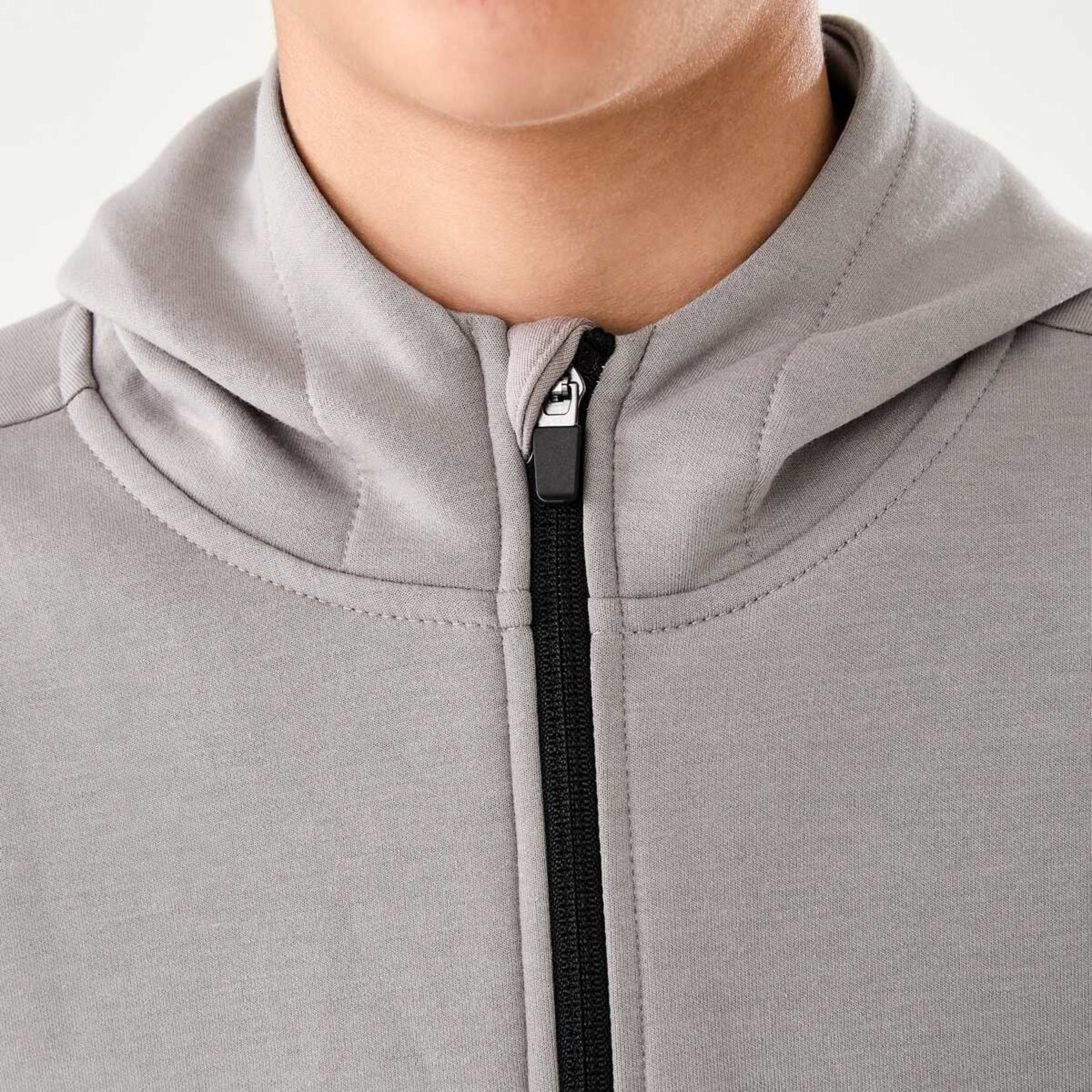 5 Active Kids Zip Through Hoodie Wet Weather Grey, 5 of 10