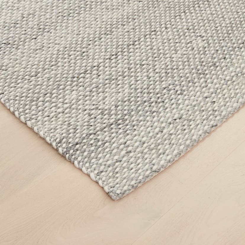 Wool Blend Felix Rug Grey, Large 235cm x 160cm Kmart