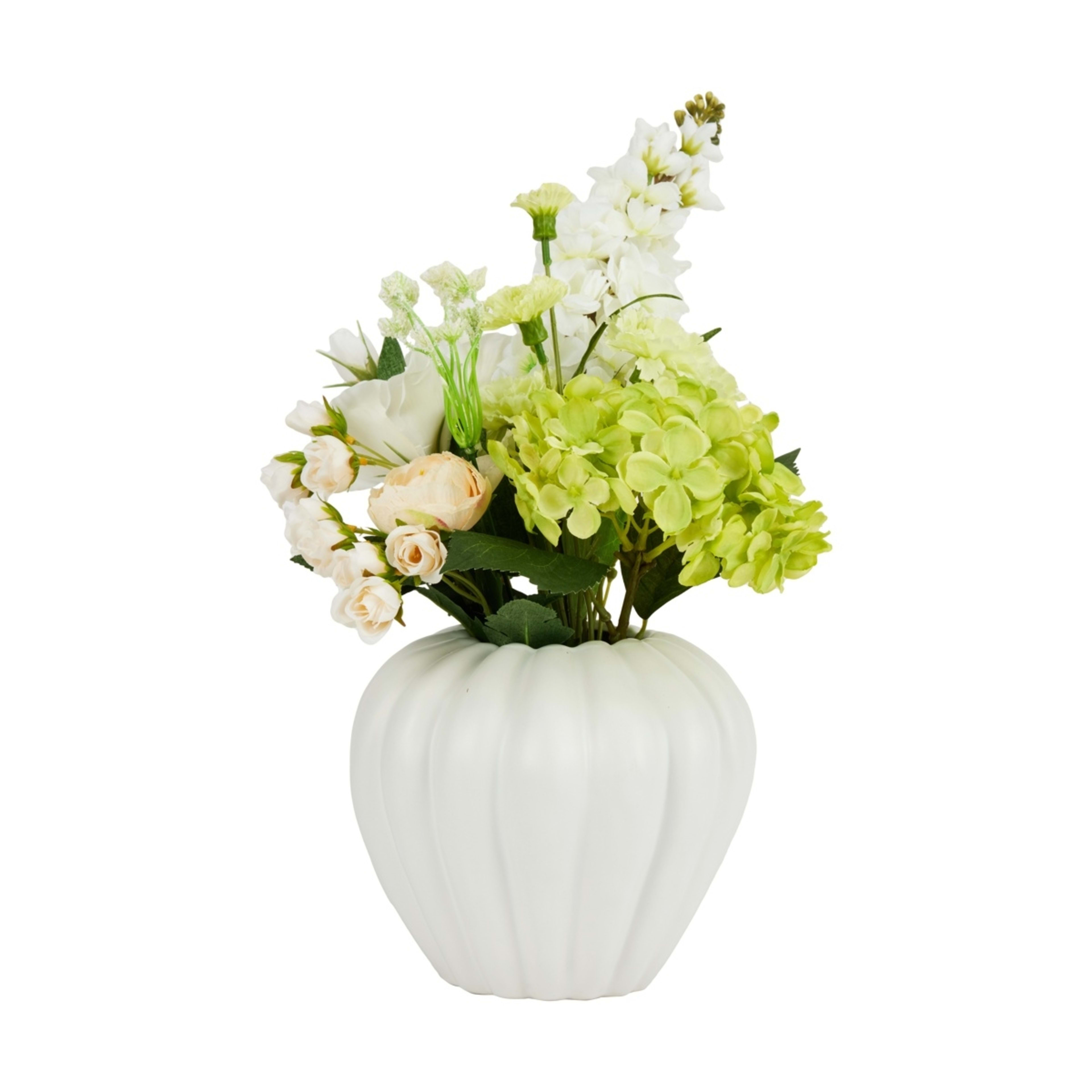 1 Artificial Garden Bouquet in Vase, 1 of 6