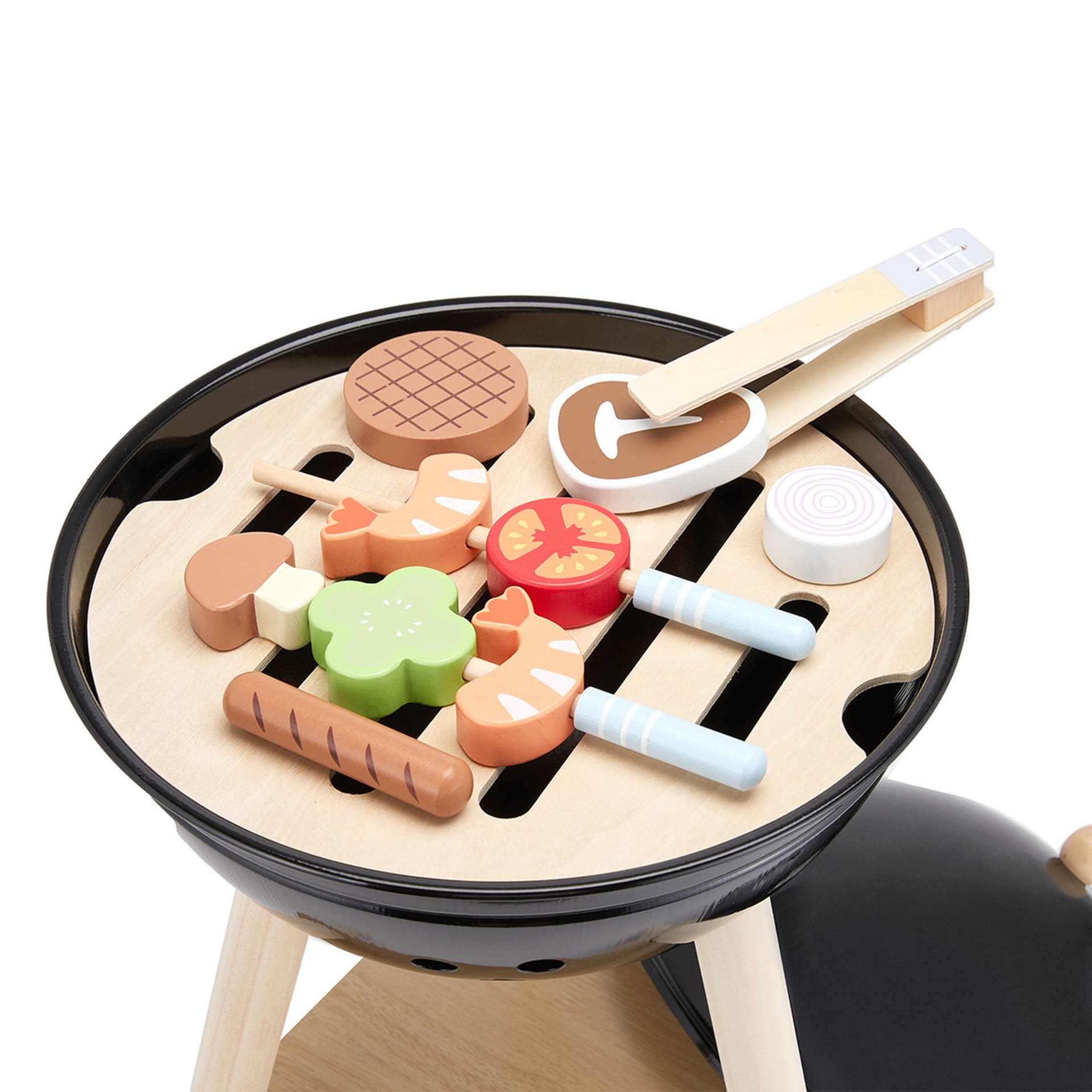 13 Piece Wooden BBQ Playset Kmart