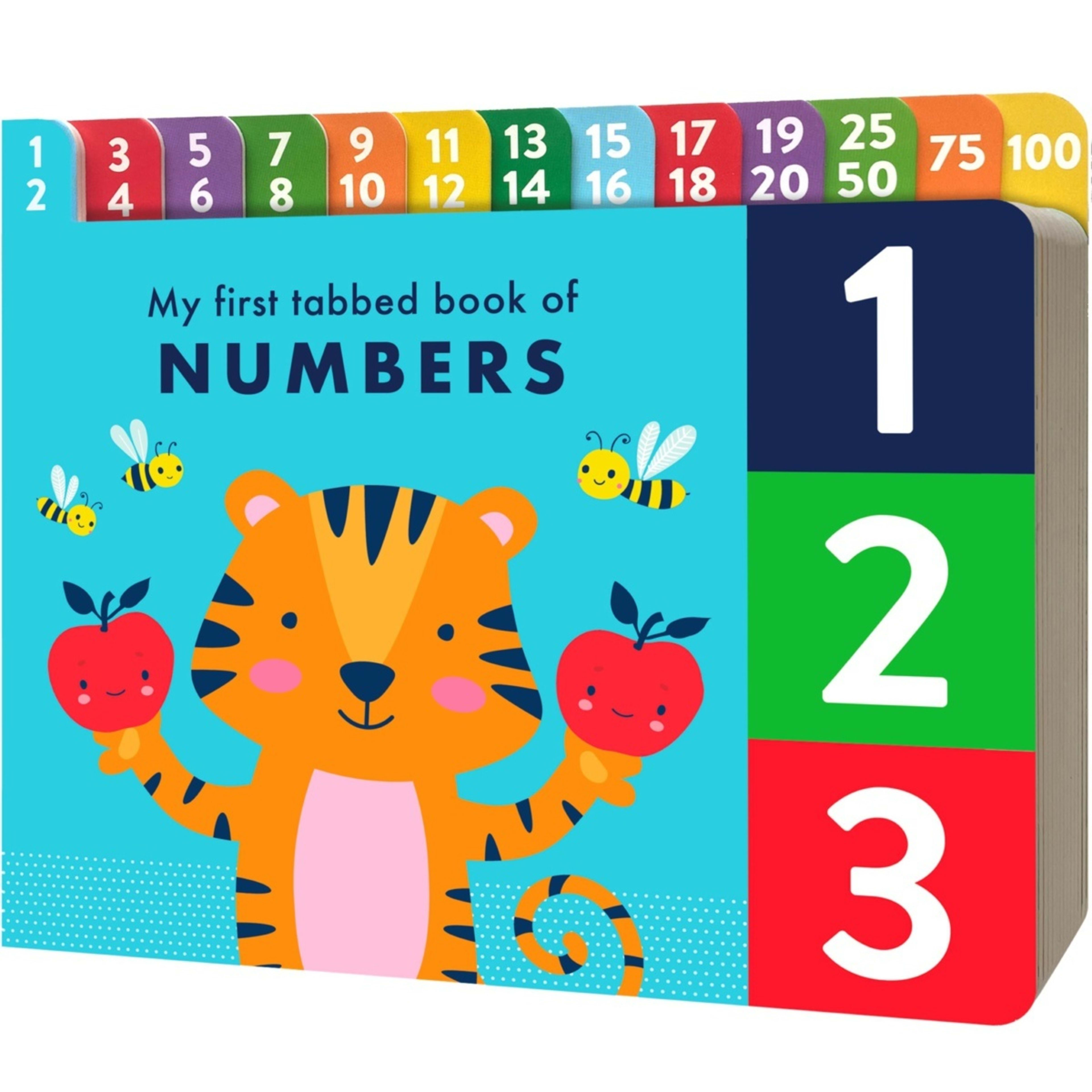 1 123: My First Tabbed Book of Numbers - Board Book