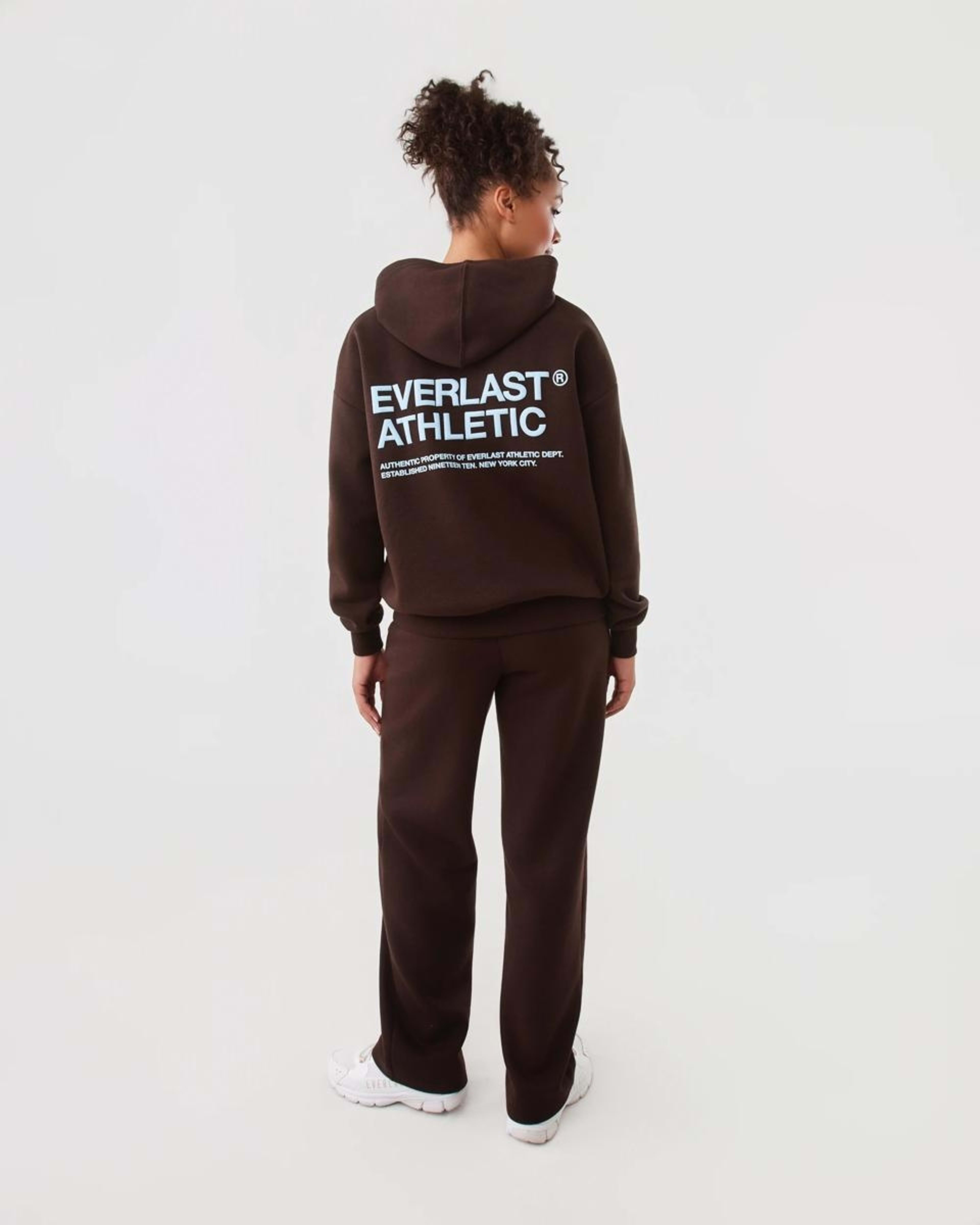 4 Everlast Womens Street Hoodie Coffee, 4 of 9