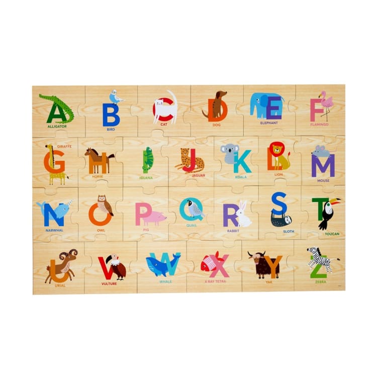 26 Piece Wooden Floor Puzzle Kmart