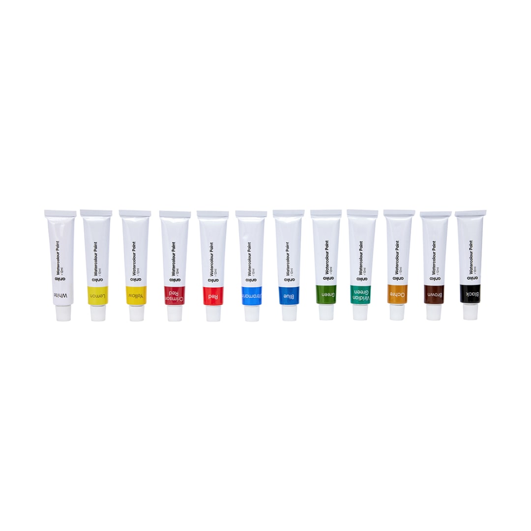 12 Pack Watercolour Paint Set - Kmart