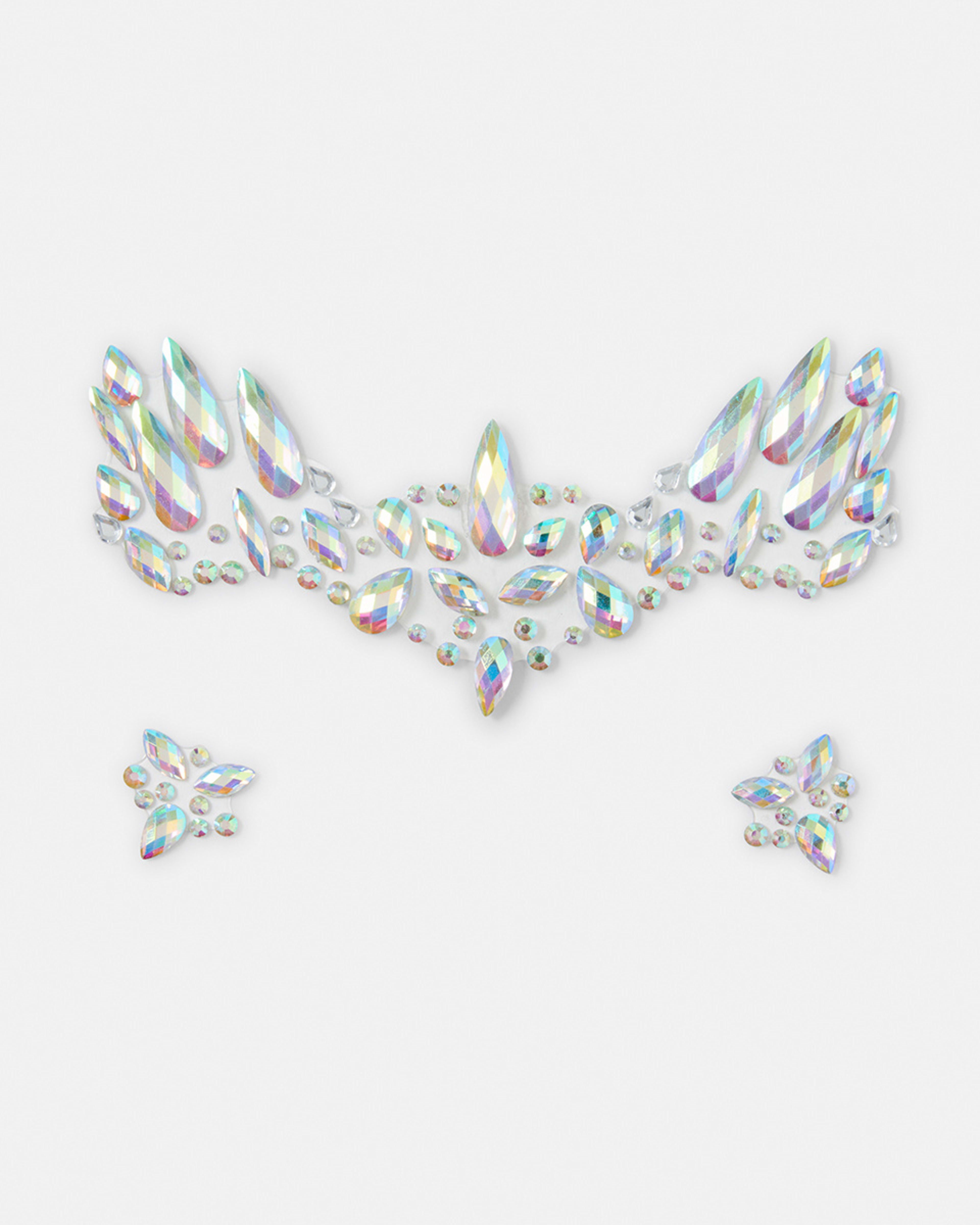 Face Gems Silver Tone Kmart NZ