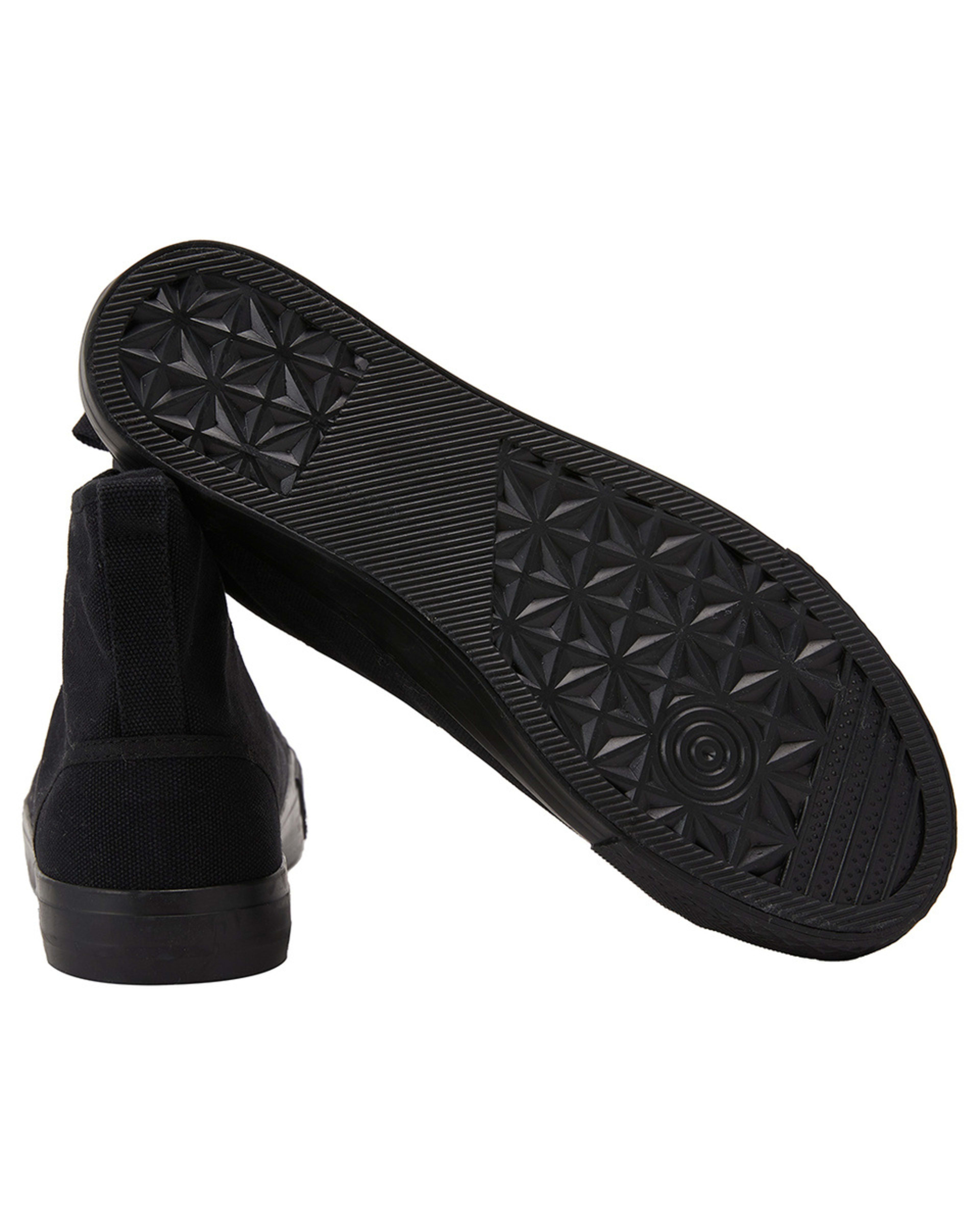 5 High Top Canvas Shoes Black, 5 of 6