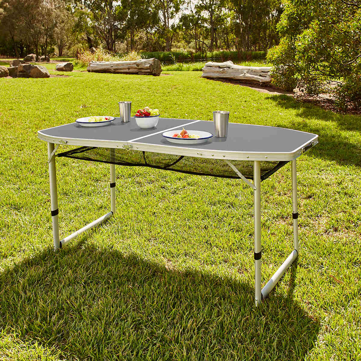 folding camping table kmart