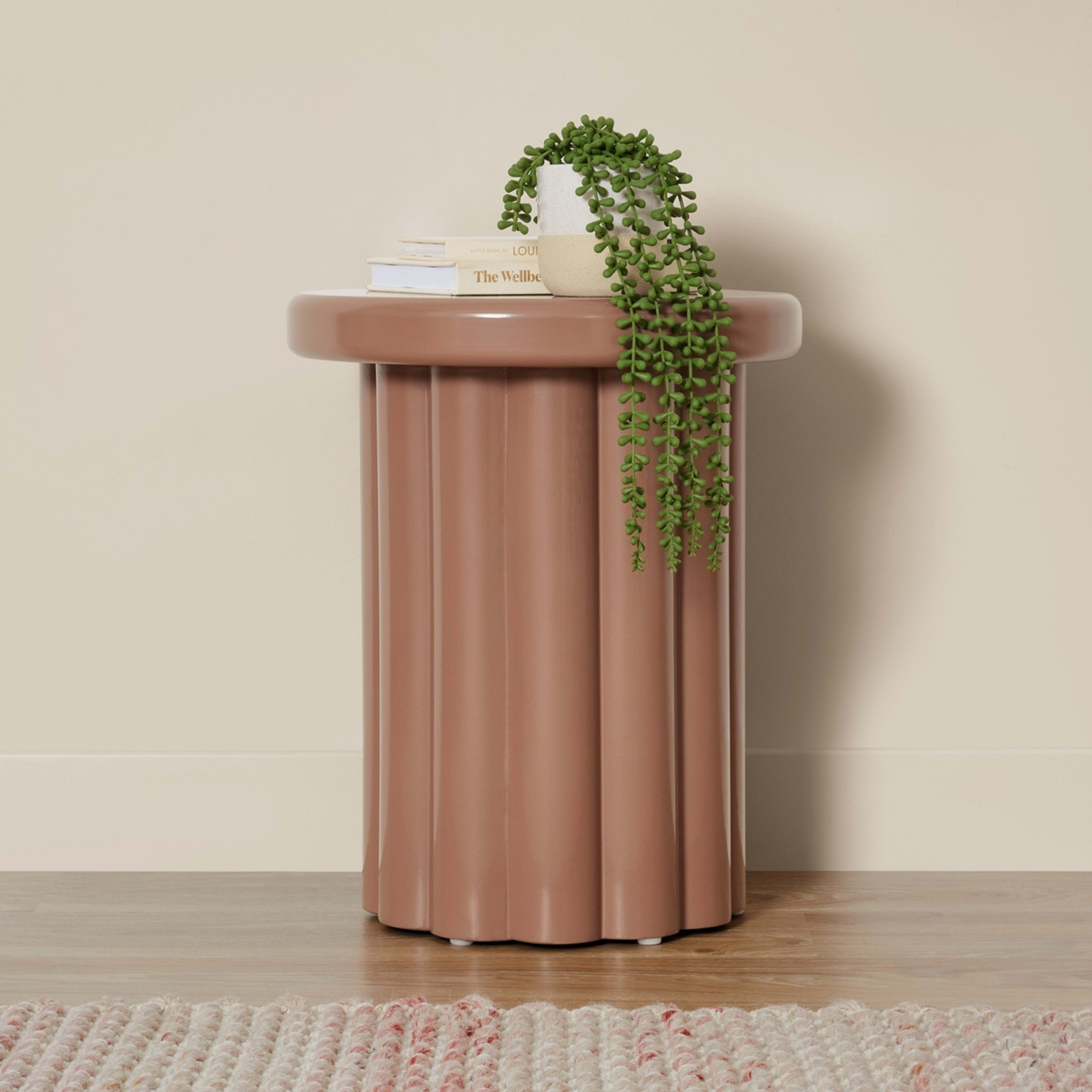 1 Nadia Mocha Side Table